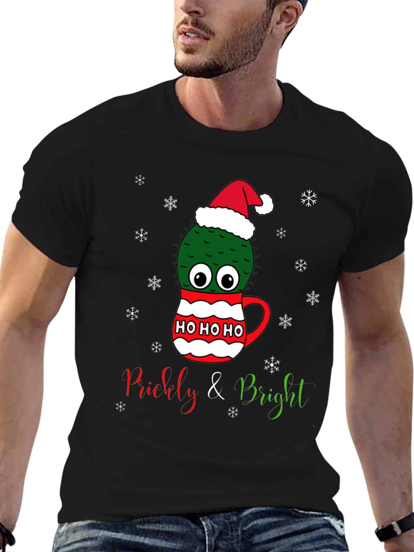 Prickly & Bright Christmas Cactus Tee