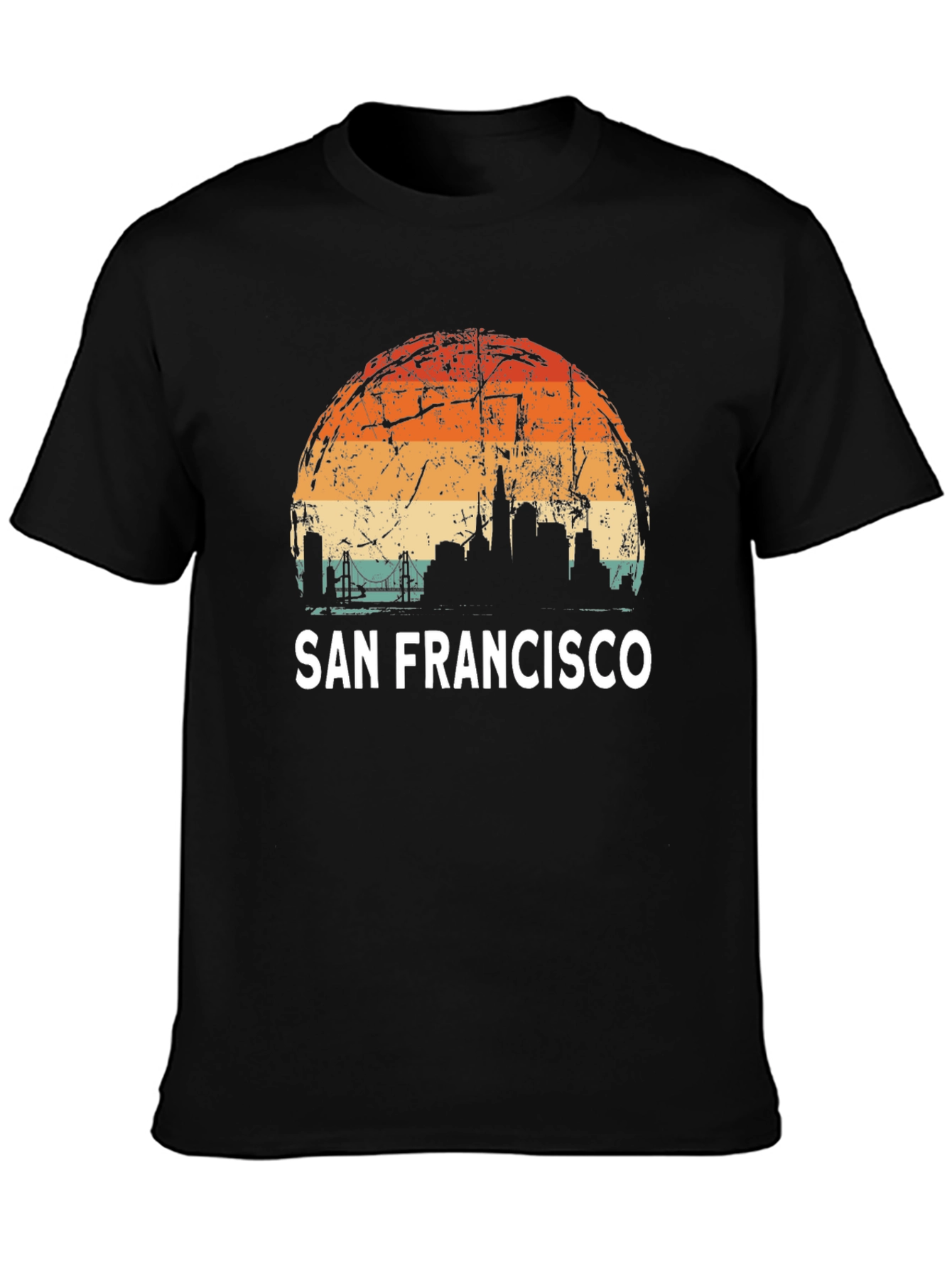 San Francisco Skyline Retro Graphic Tee