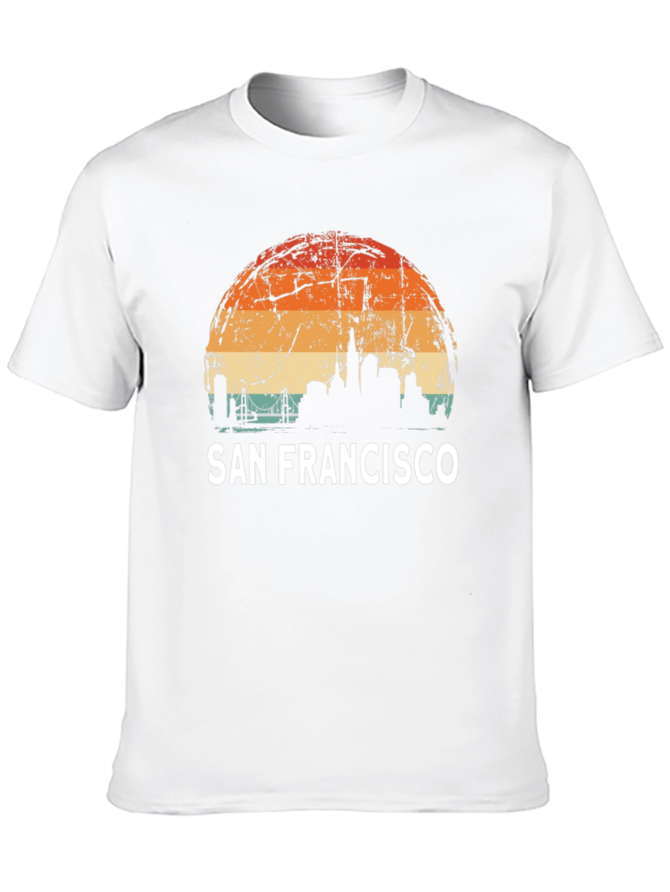 San Francisco Skyline Retro Graphic Tee