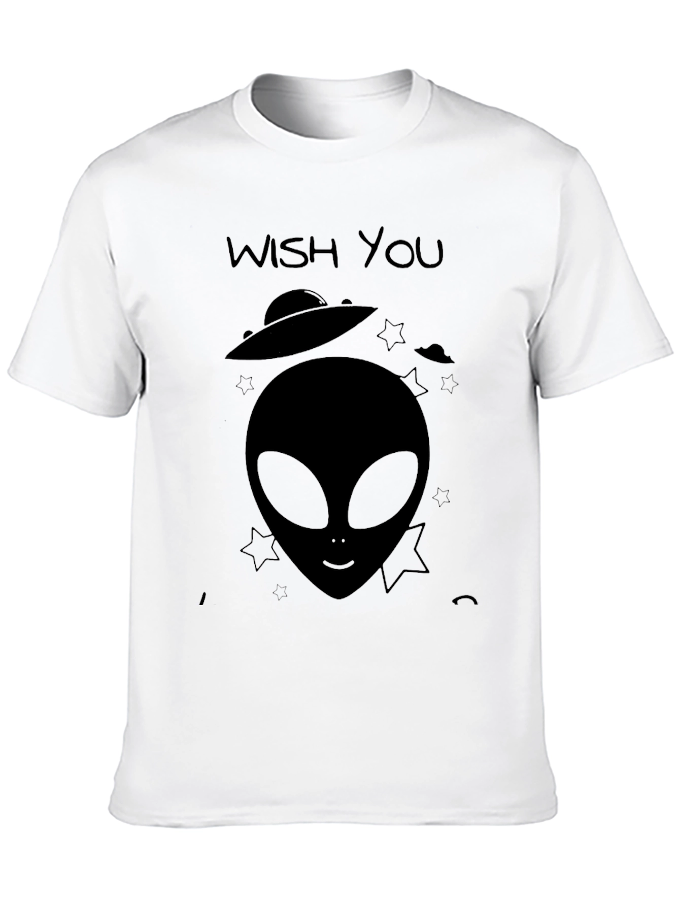 Wish You Were Here Alien Graphic T-Shirt
