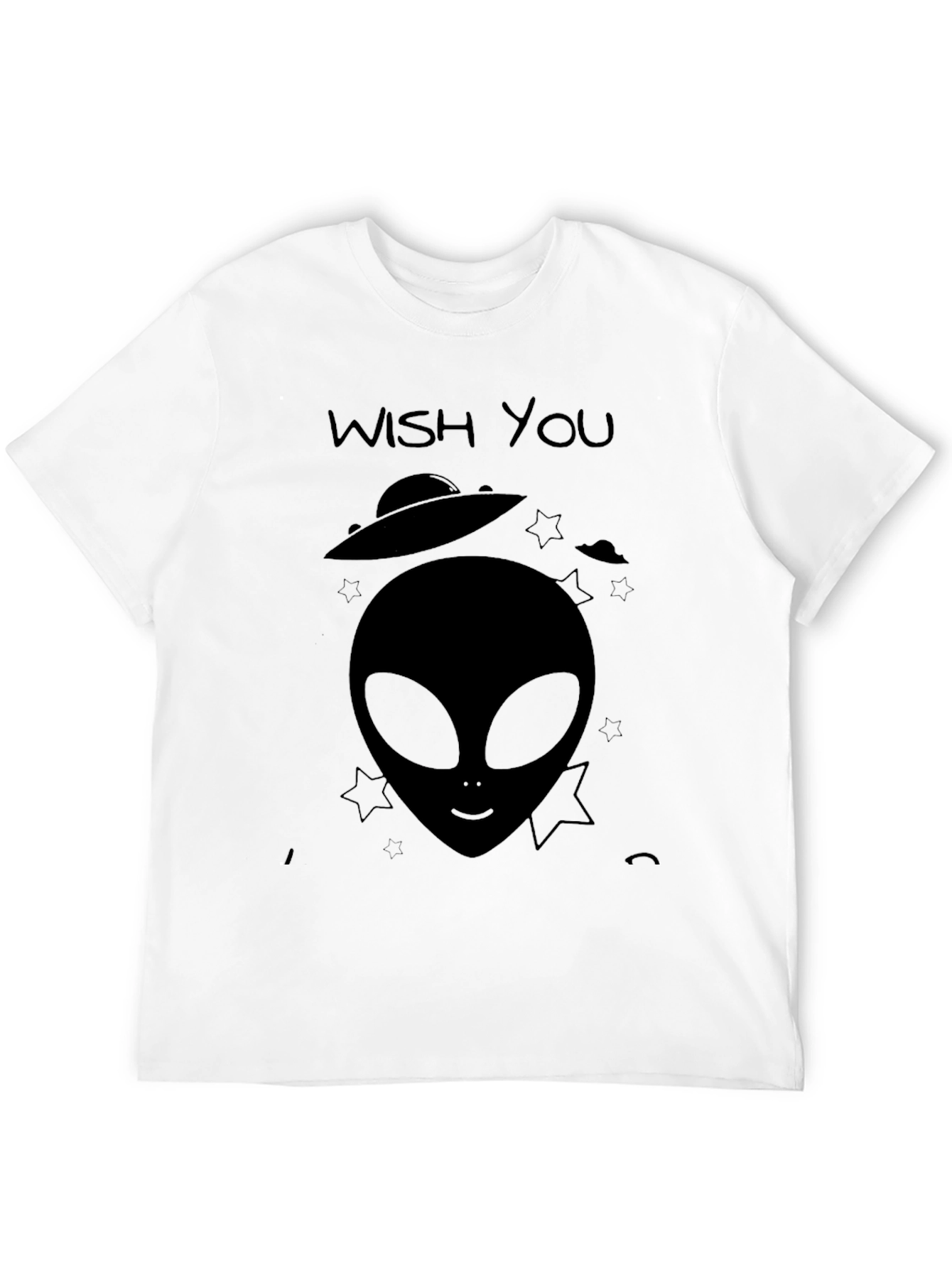 Wish You Were Here Alien Graphic T-Shirt