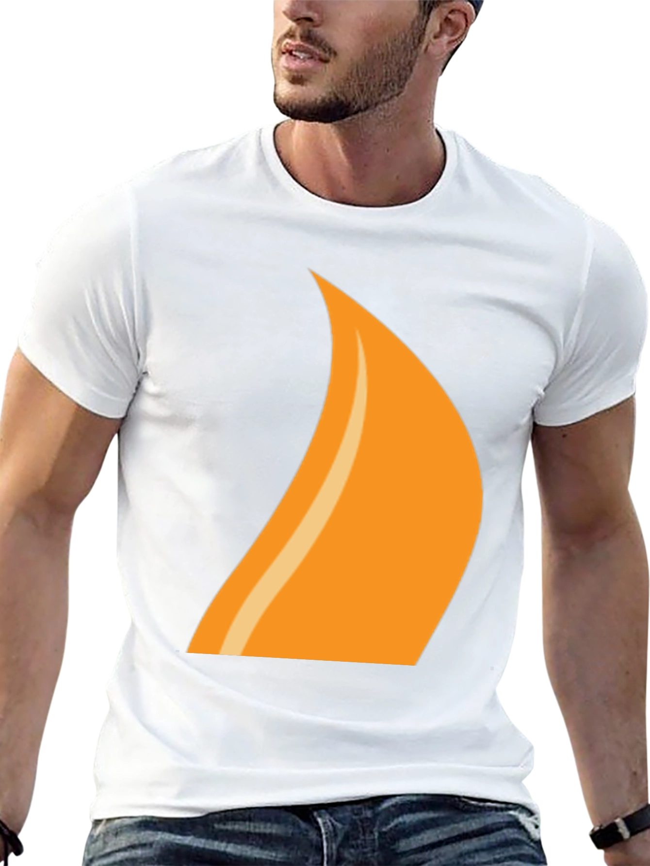 Flame Graphic Tee - Cool & Casual Black T-Shirt