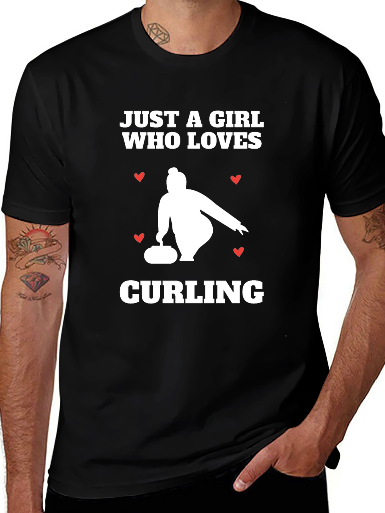 Curling Girl T-Shirt - Love of the Game