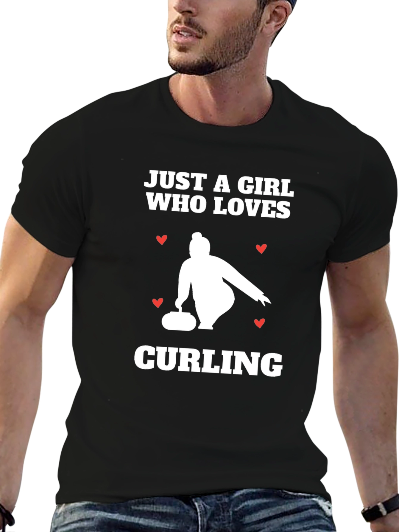 Curling Girl T-Shirt - Love of the Game