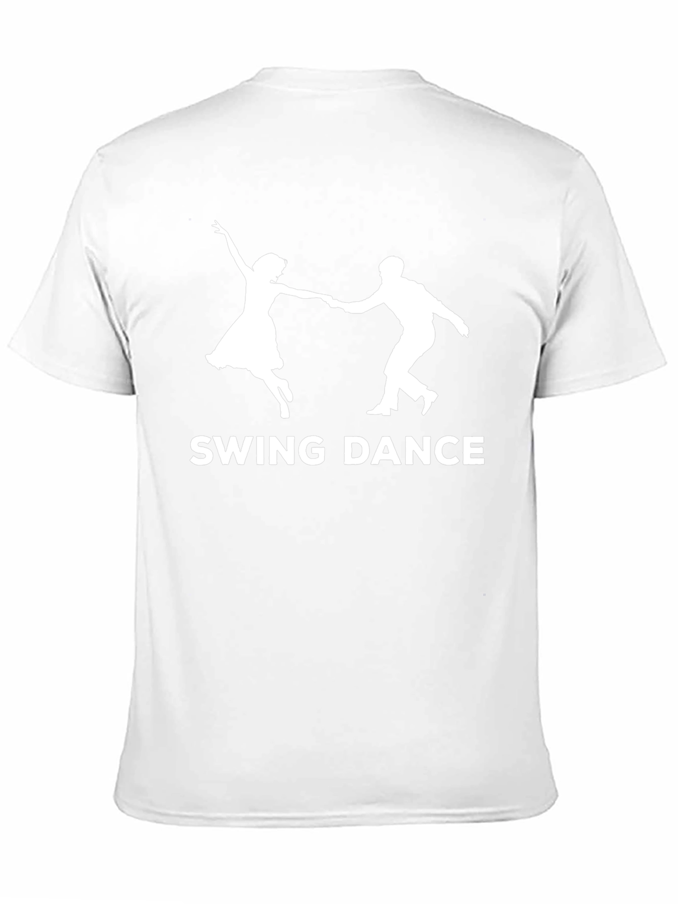 Swing Dance Graphic Tee - Retro Style Black T-Shirt