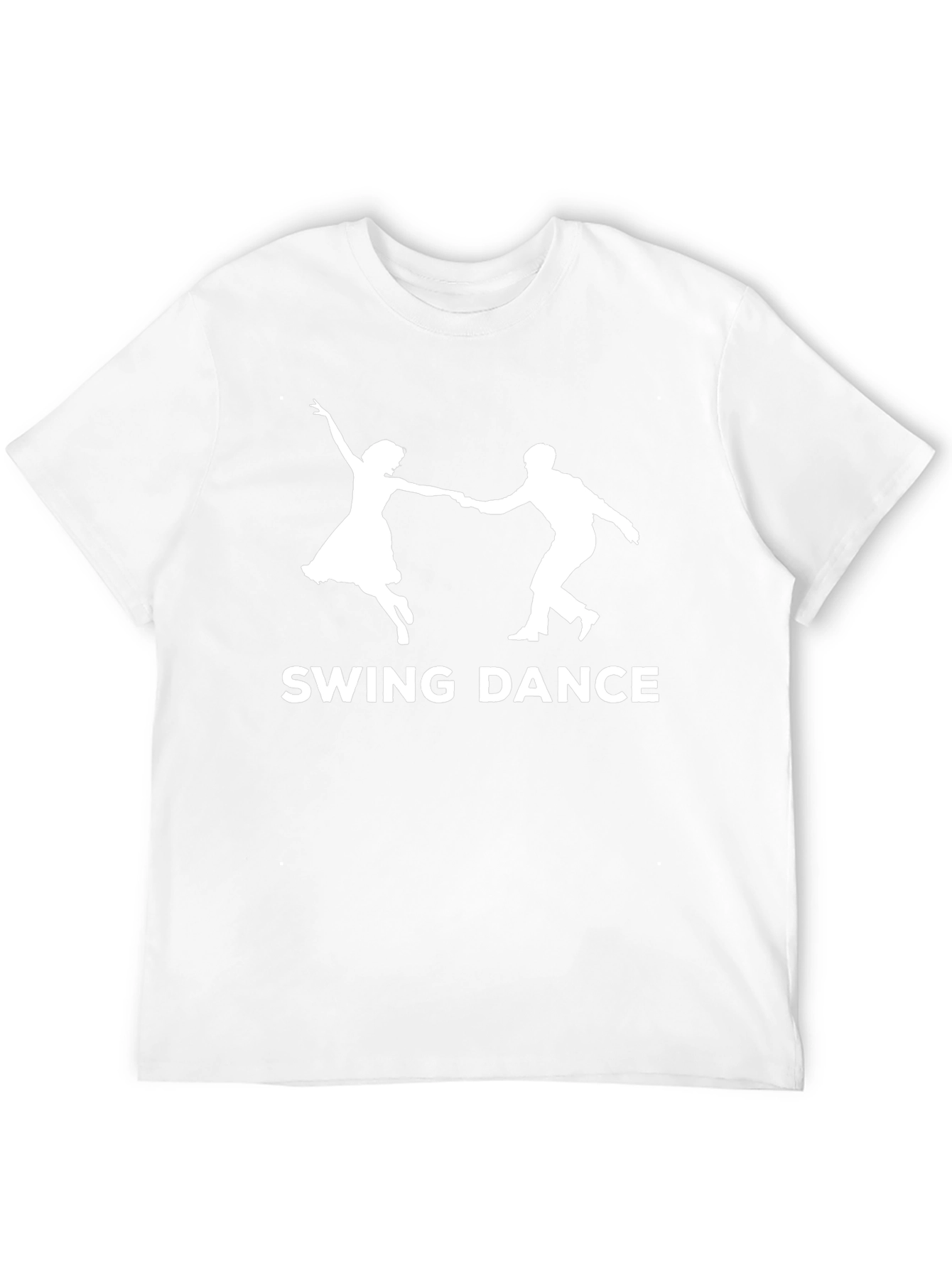 Swing Dance Graphic Tee - Retro Style Black T-Shirt