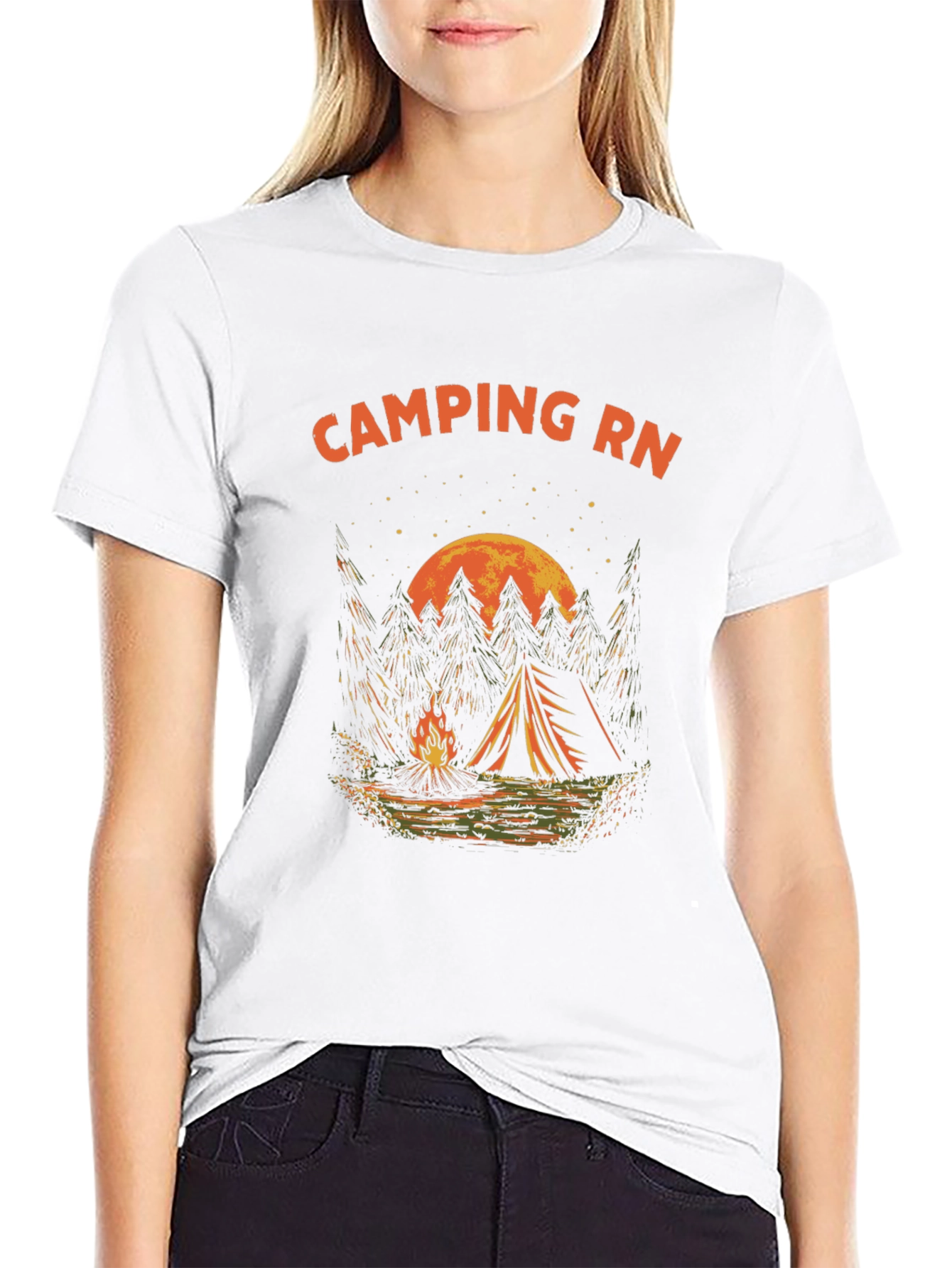 Camping RN Graphic T-Shirt - Adventure Ready