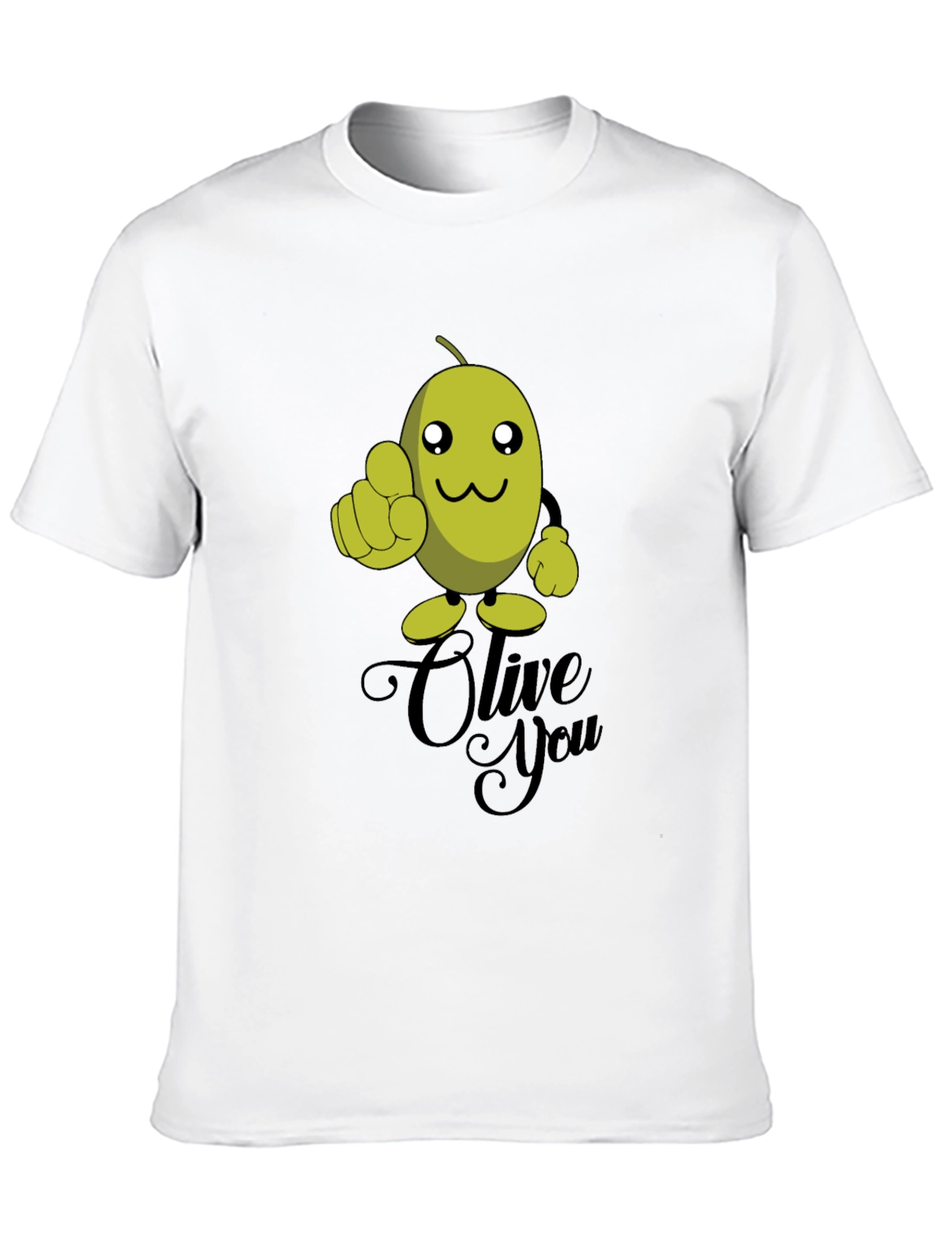 Olive You Funny Graphic T-Shirt