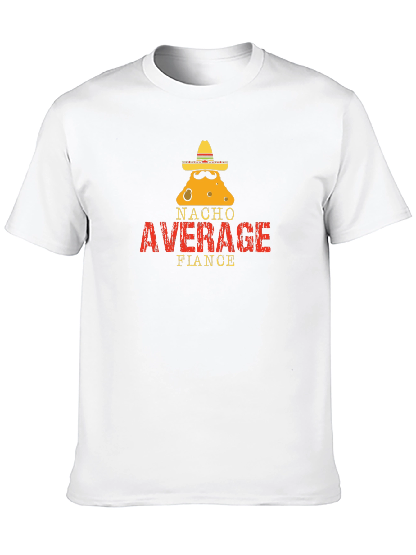 Nacho Average Fiance Graphic Tee - Black