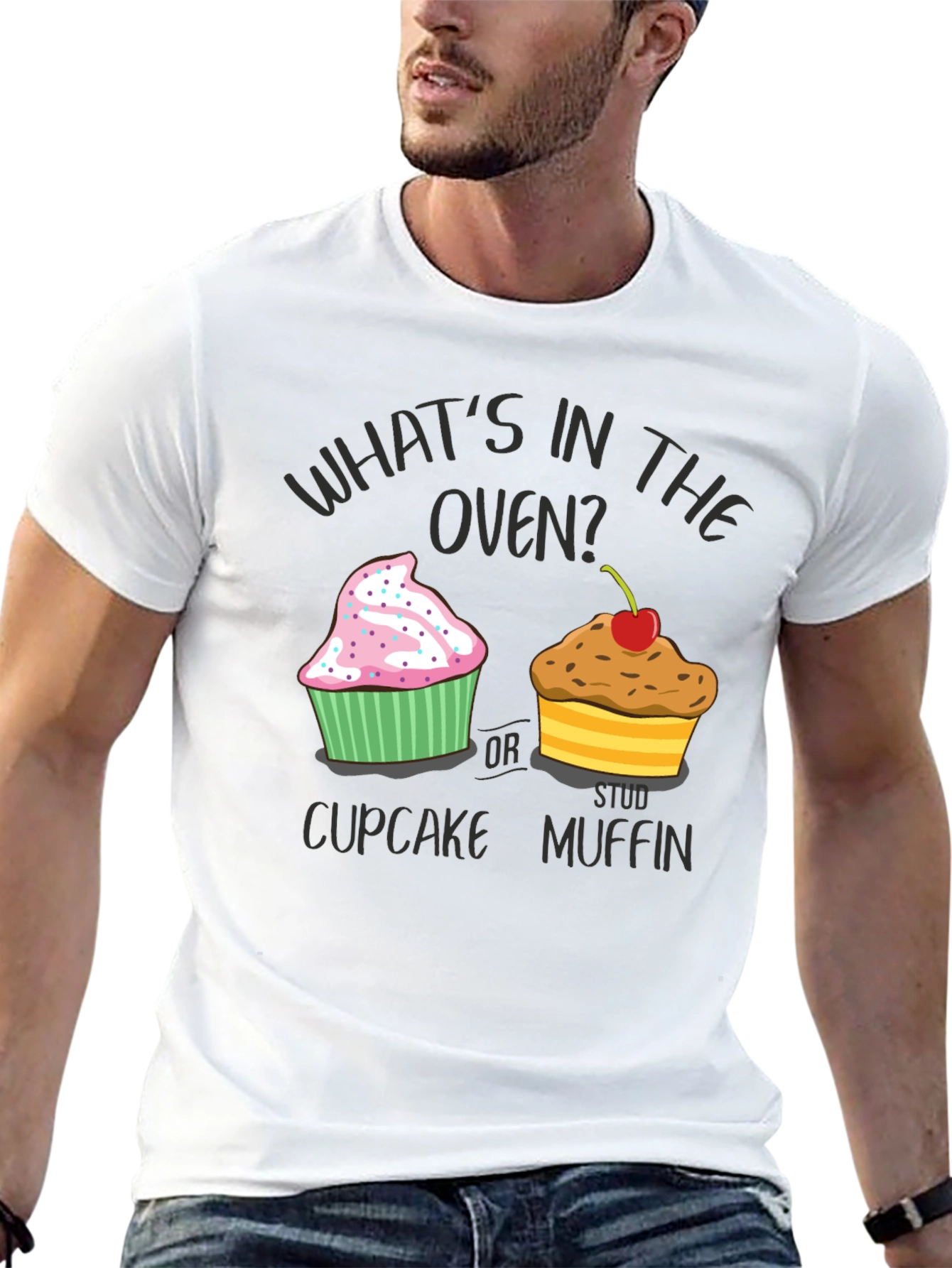 Whats in the Oven? Pregnancy Reveal T-Shirt