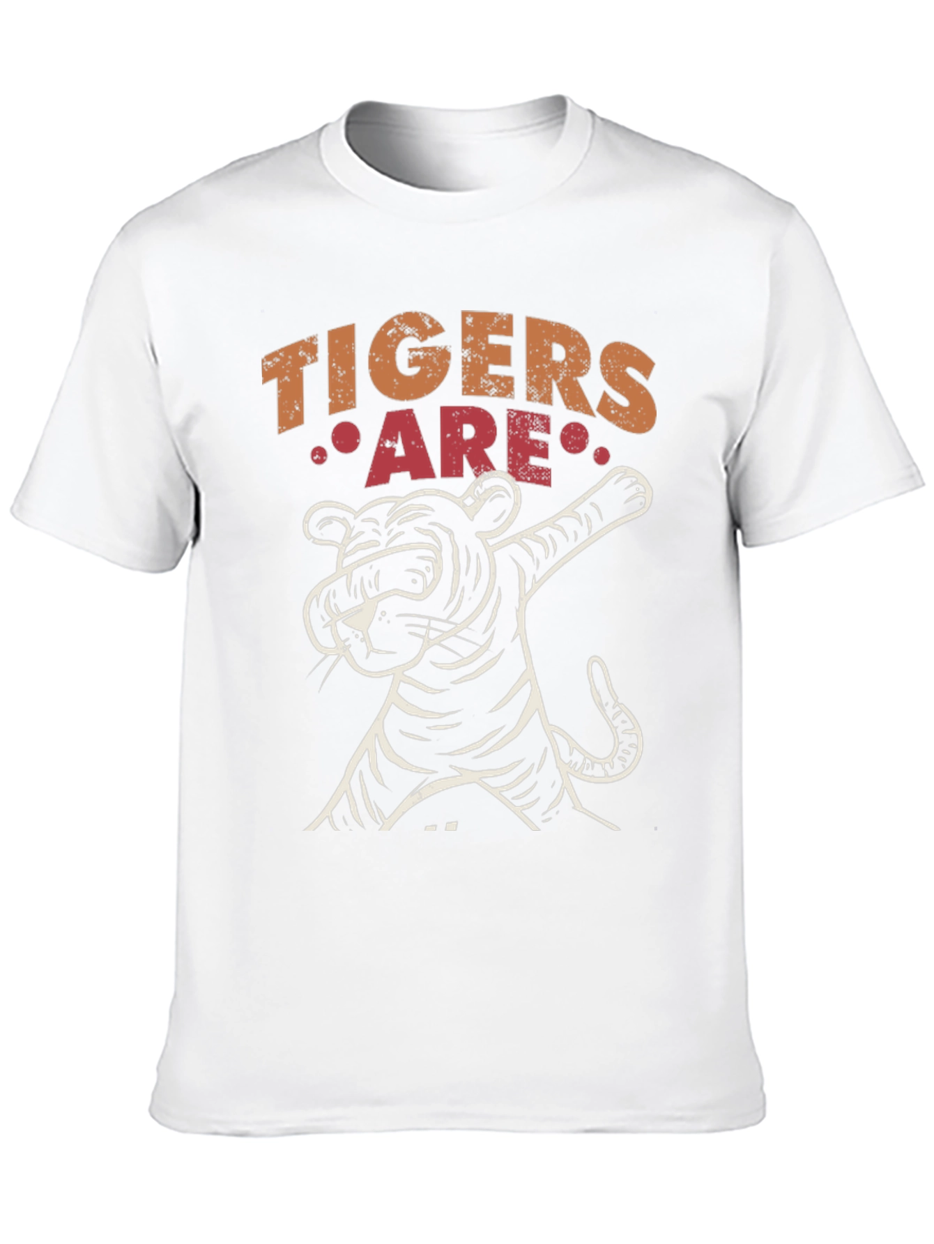 Dabbing Tiger Graphic Tee - Cool Novelty Design