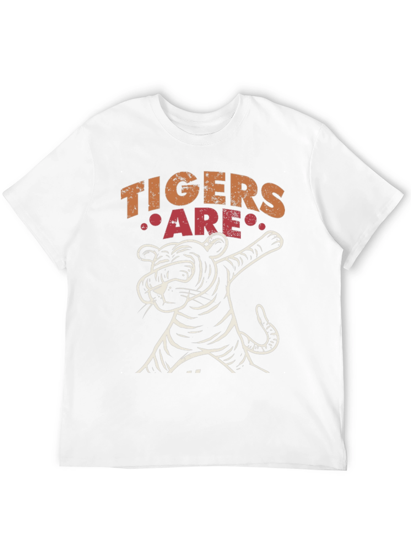 Dabbing Tiger Graphic Tee - Cool Novelty Design