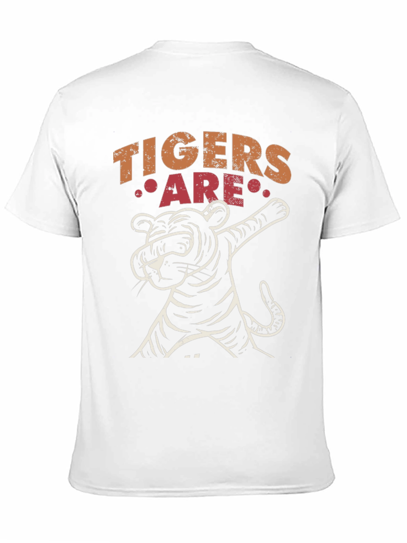 Dabbing Tiger Graphic Tee - Cool Novelty Design