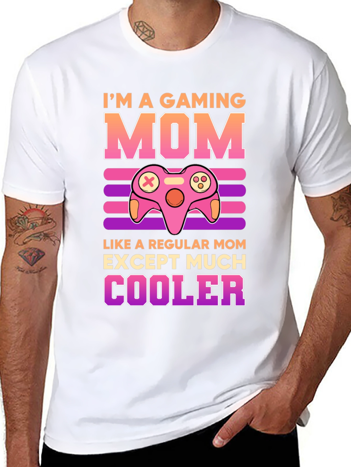 Gaming Mom Graphic T-Shirt - Gamer Mother Tee