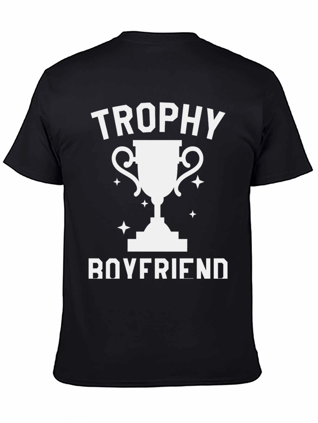 Trophy Boyfriend Graphic Tee - Black T-Shirt