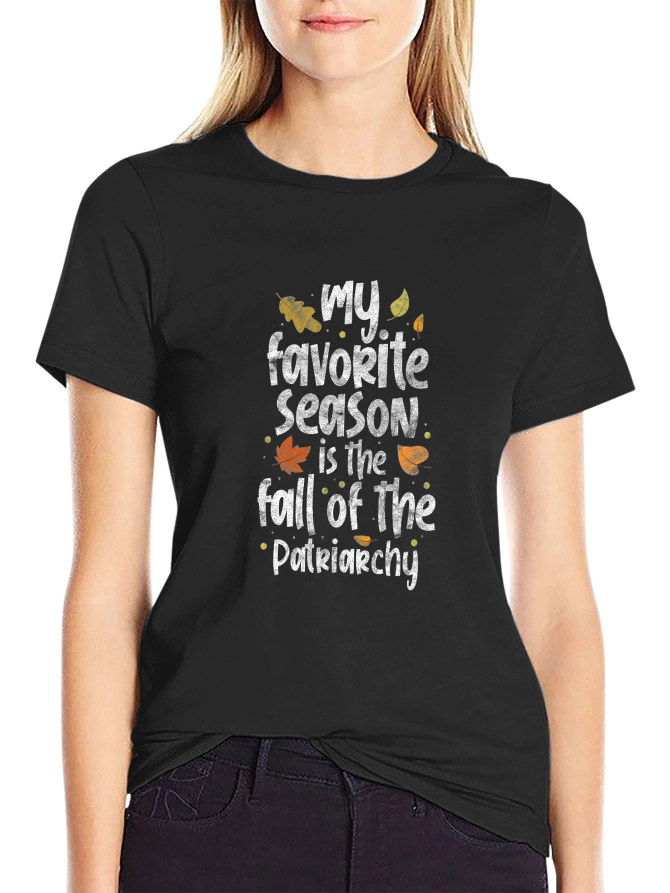 Fall of Patriarchy Graphic Tee - Black T-Shirt