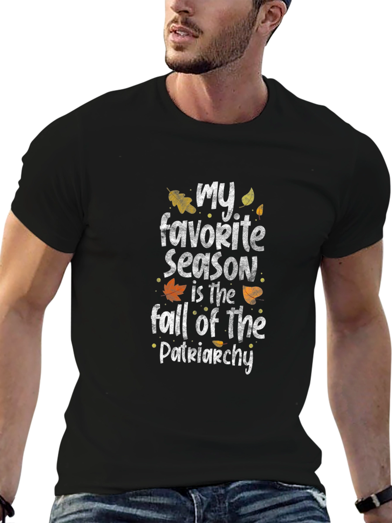 Fall of Patriarchy Graphic Tee - Black T-Shirt