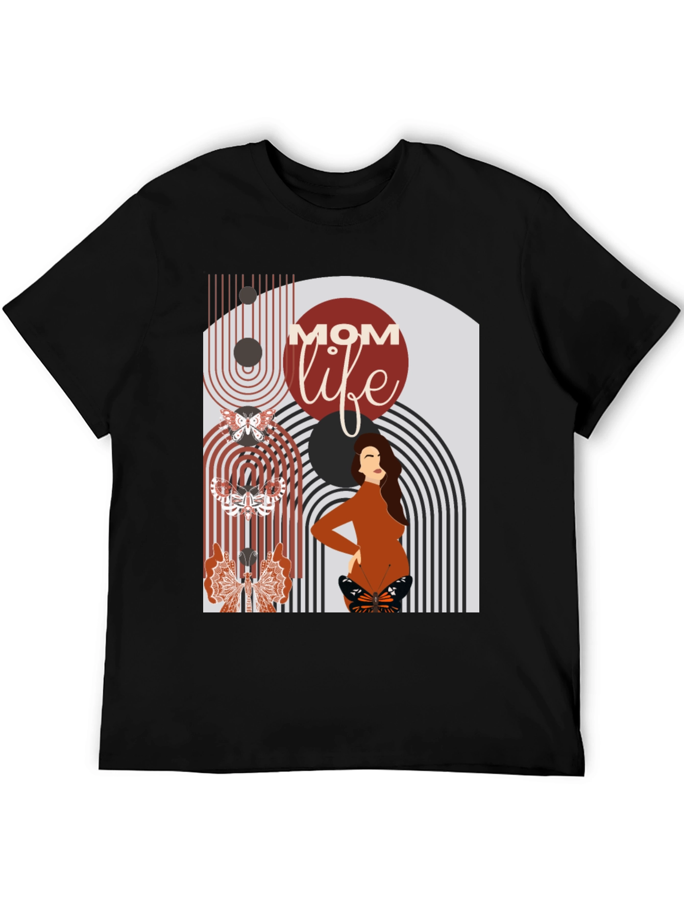 Mom Life Graphic Tee - Modern Maternity Style