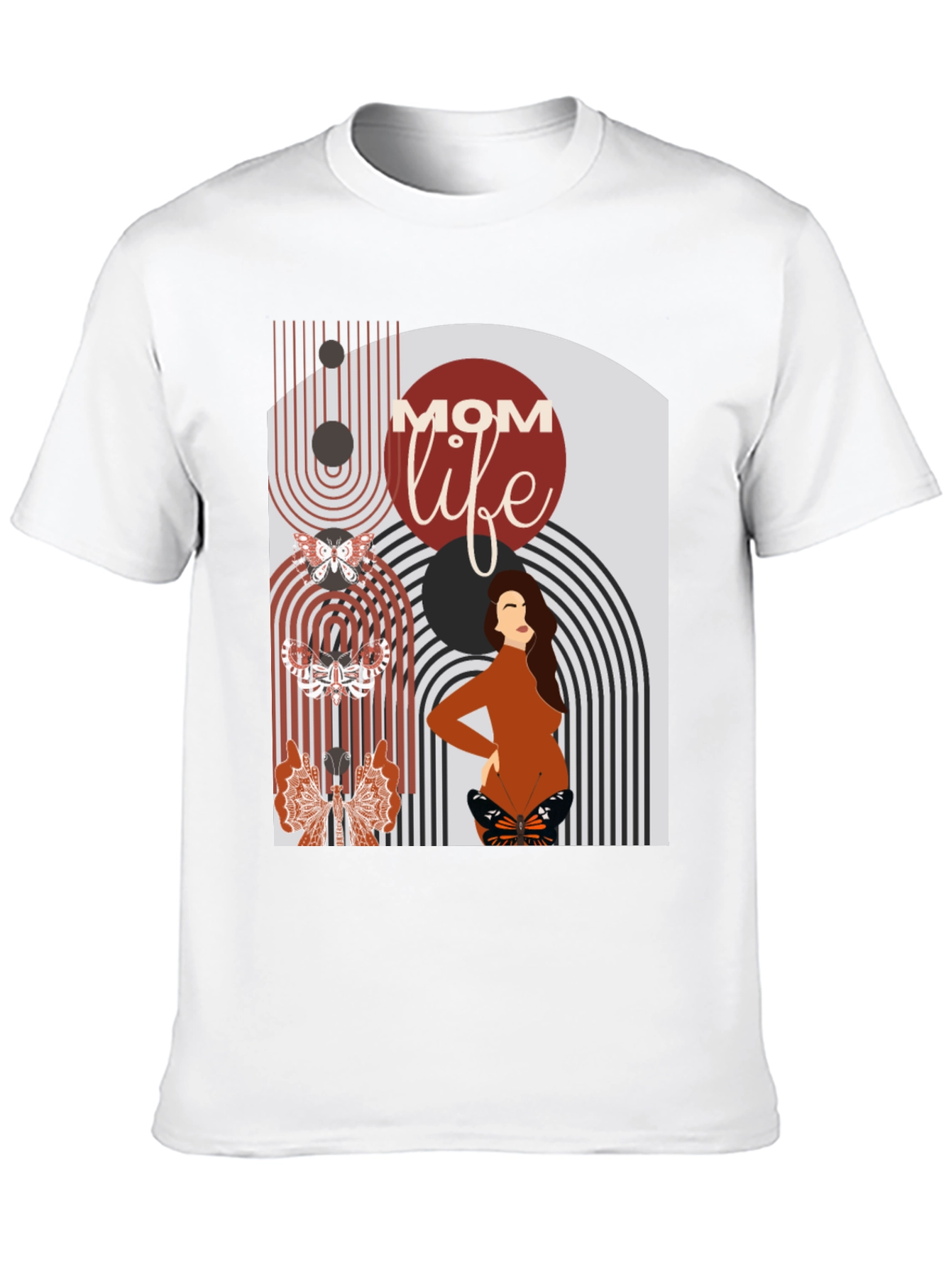 Mom Life Graphic Tee - Modern Maternity Style