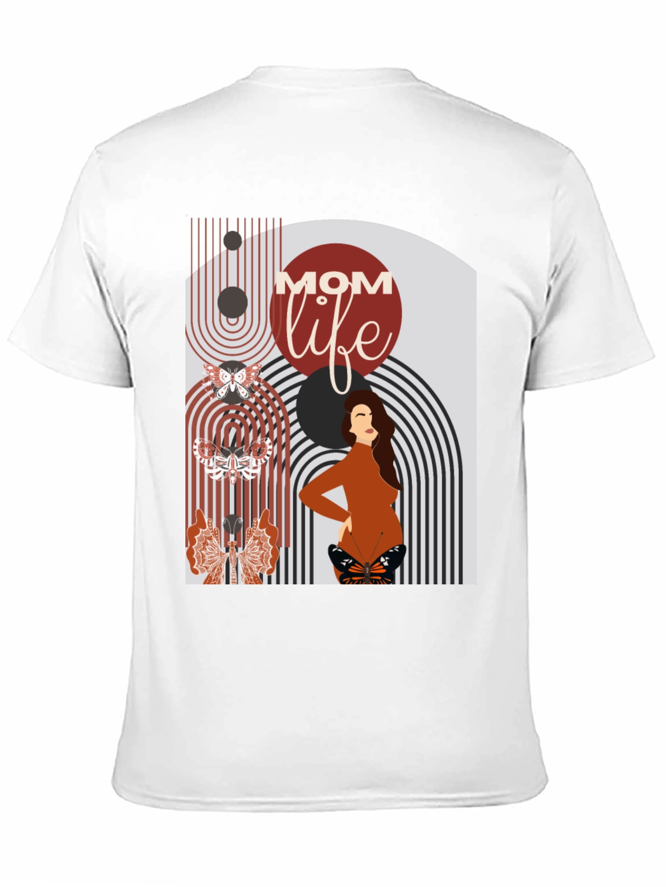 Mom Life Graphic Tee - Modern Maternity Style