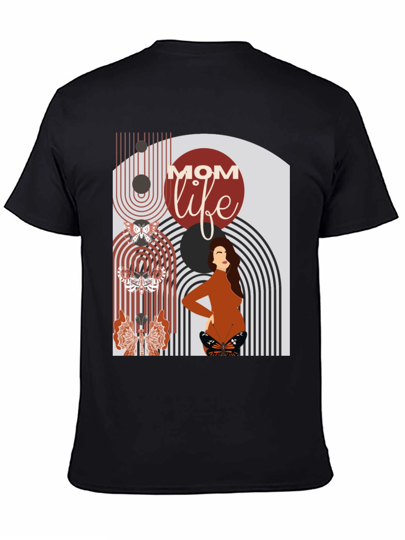 Mom Life Graphic Tee - Modern Maternity Style