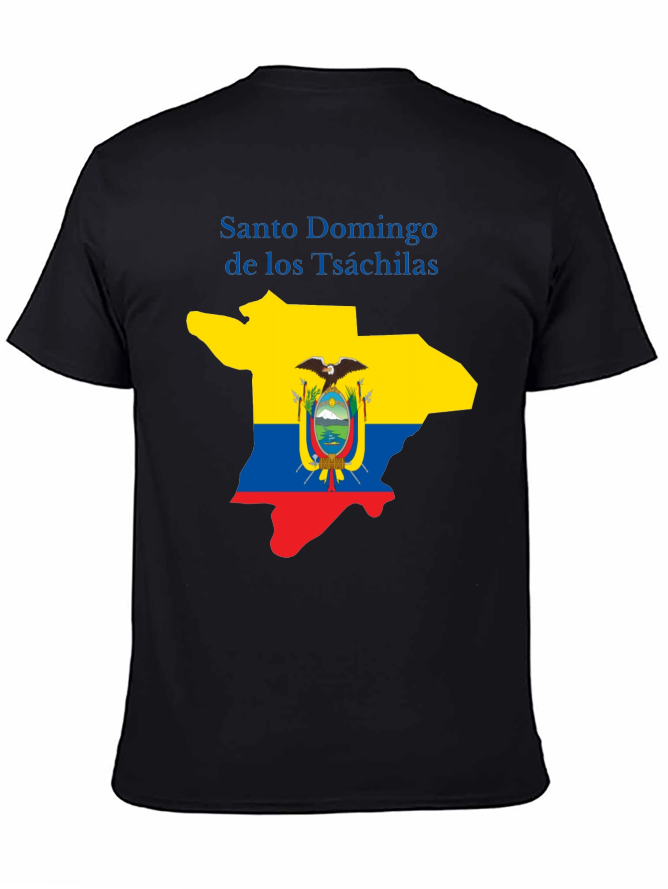 Santo Domingo Tsáchilas T-Shirt Ecuador Flag Graphic Tee