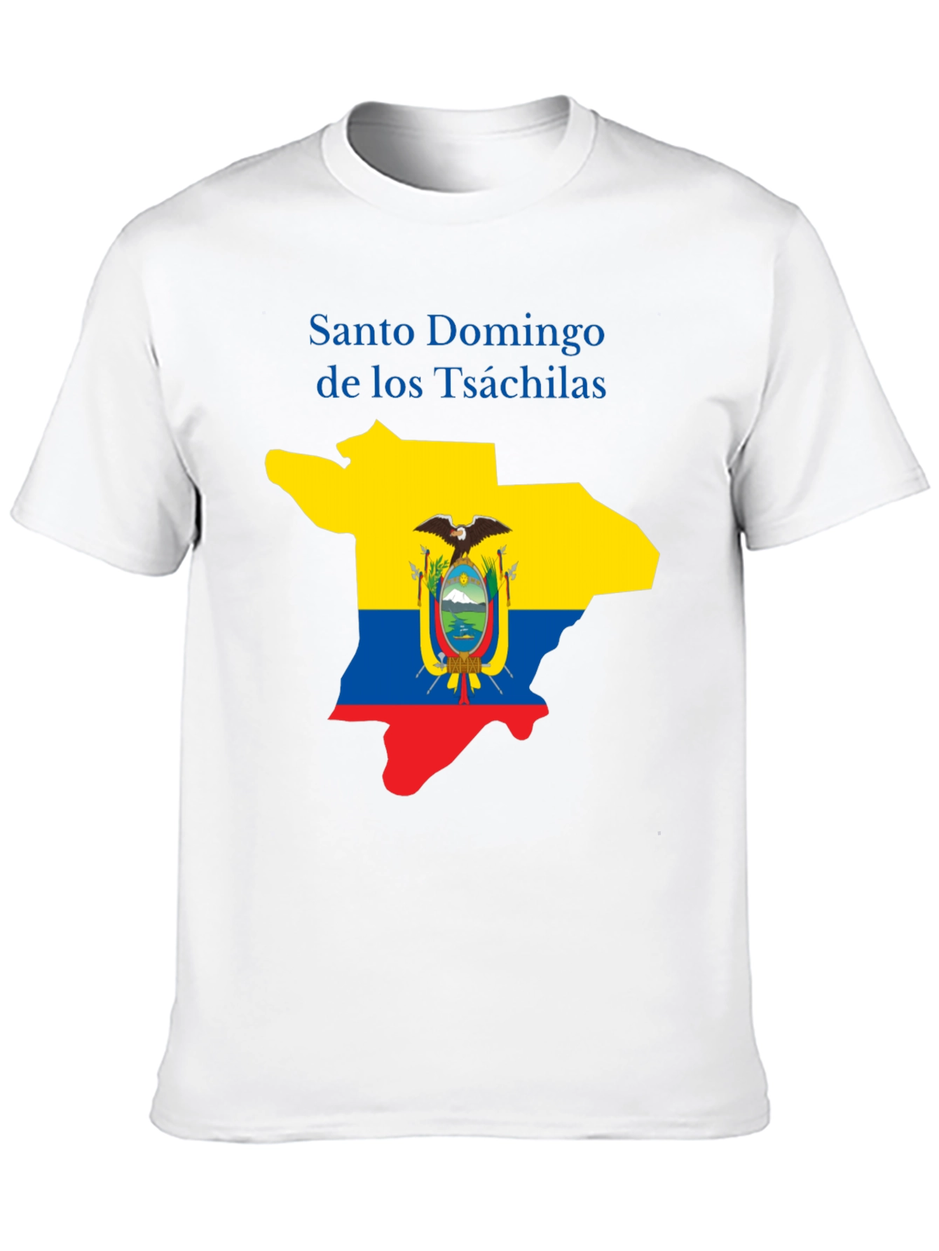 Santo Domingo Tsáchilas T-Shirt Ecuador Flag Graphic Tee