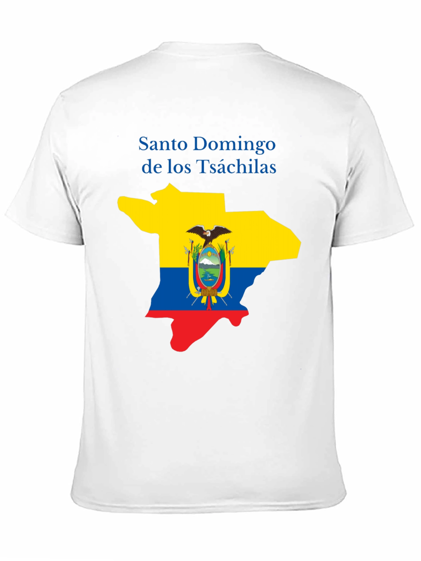 Santo Domingo Tsáchilas T-Shirt Ecuador Flag Graphic Tee
