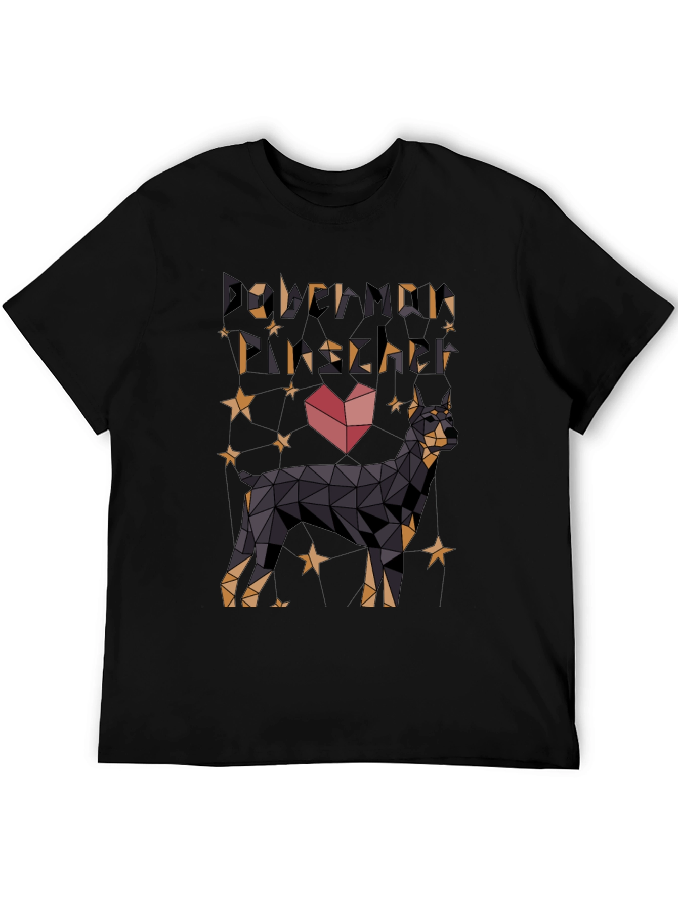 Geometric Doberman Pinscher T-Shirt