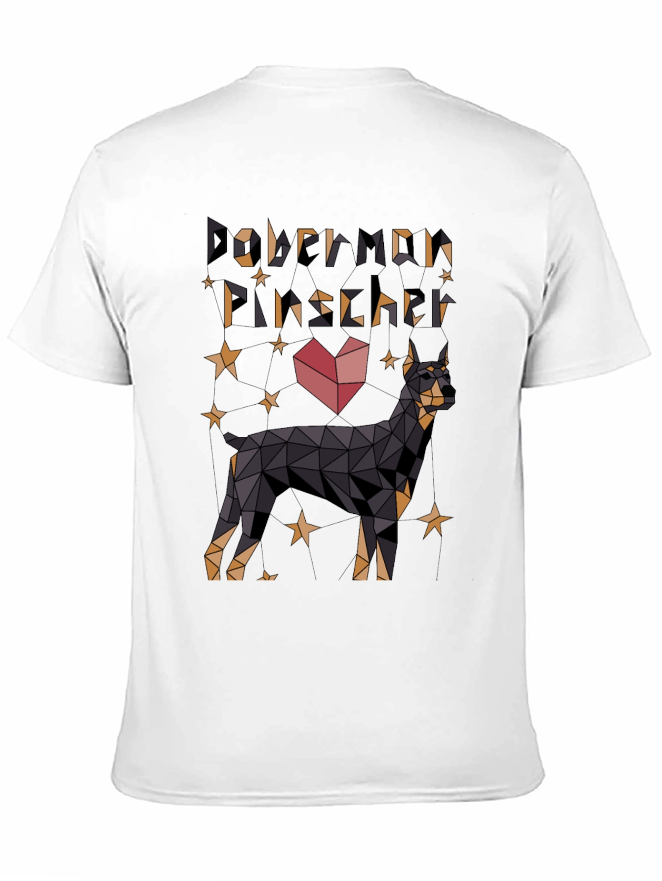 Geometric Doberman Pinscher T-Shirt