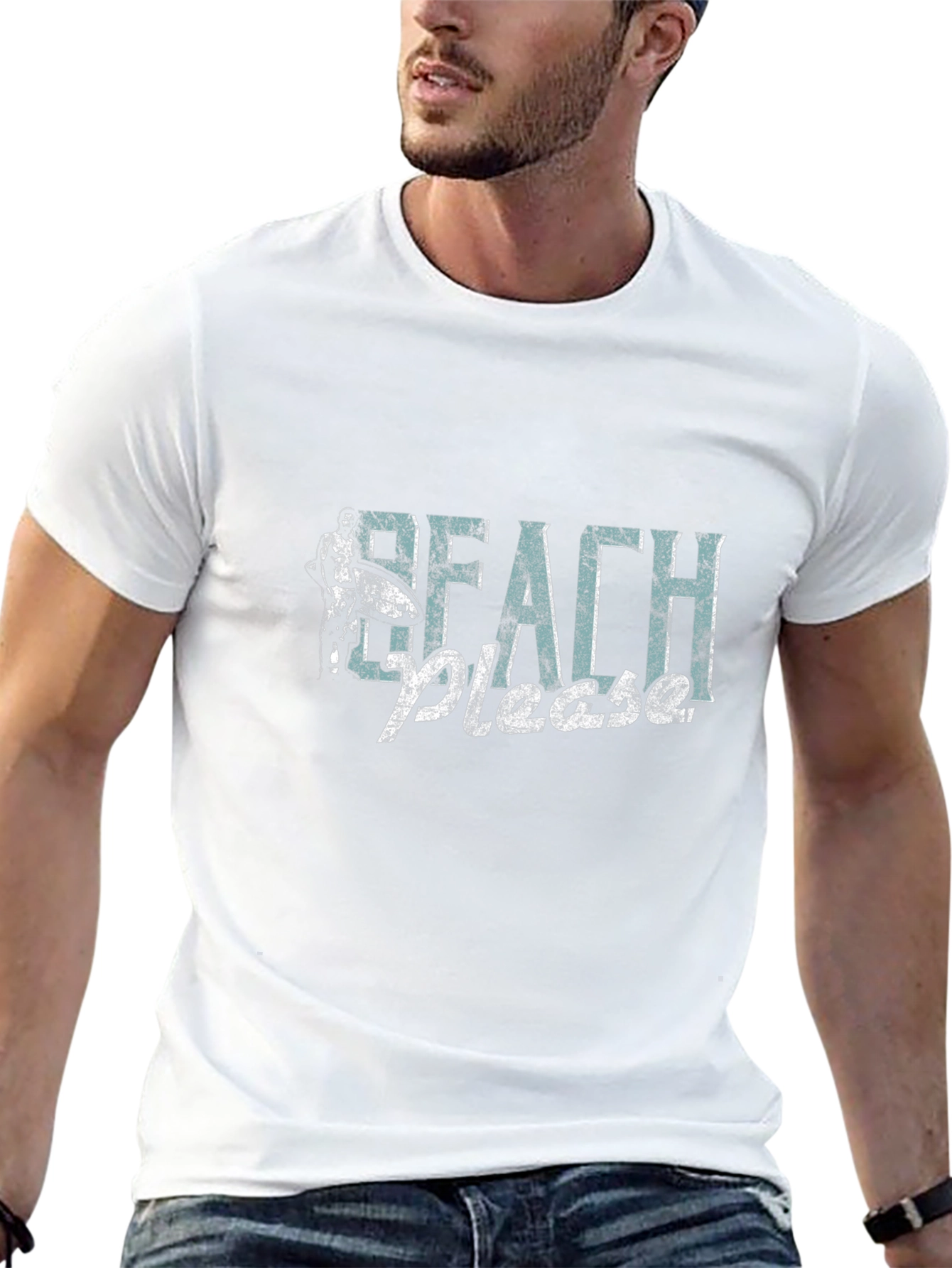 Beach Please T-Shirt: Stylish Summer Graphic Tee