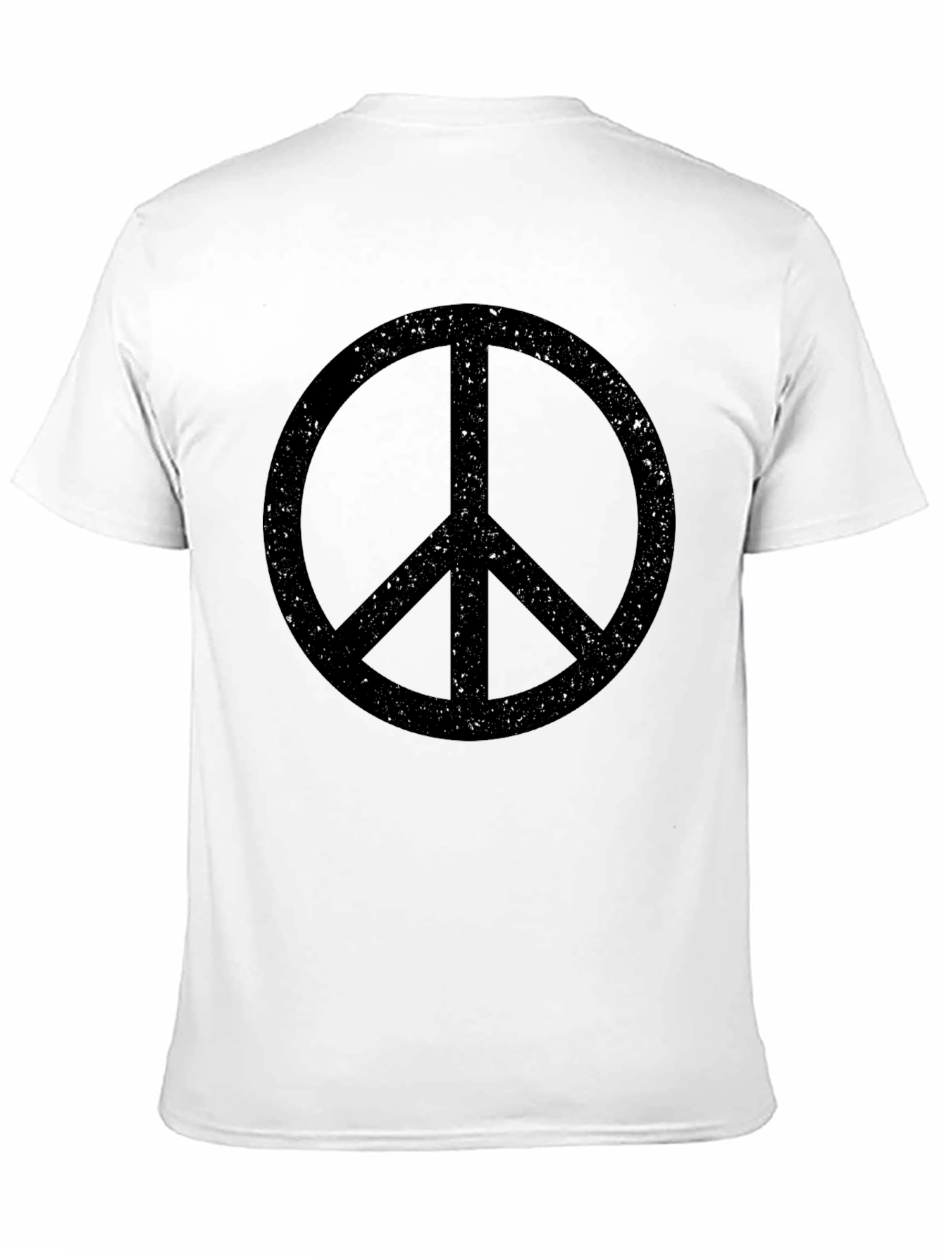 Retro Peace Sign T-Shirt - Black Graphic Tee