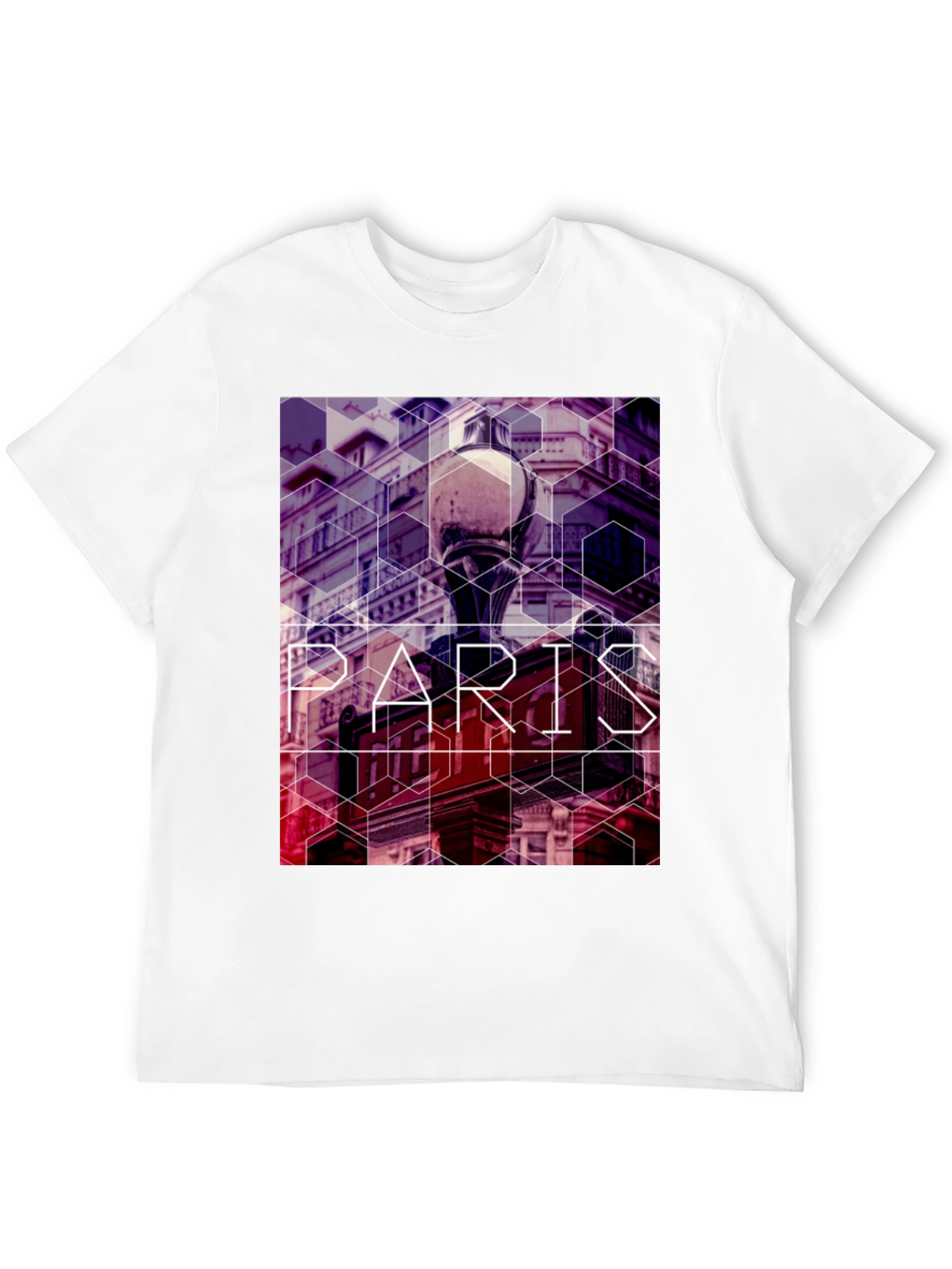 Paris Graphic T-Shirt - Trendy Geometric Print