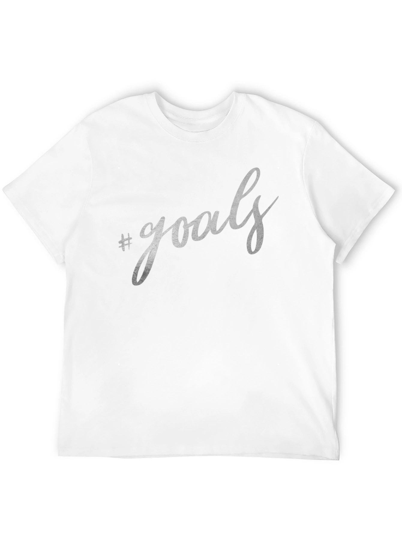 #Goals Graphic Print Black T-Shirt - Stylish and Trendy