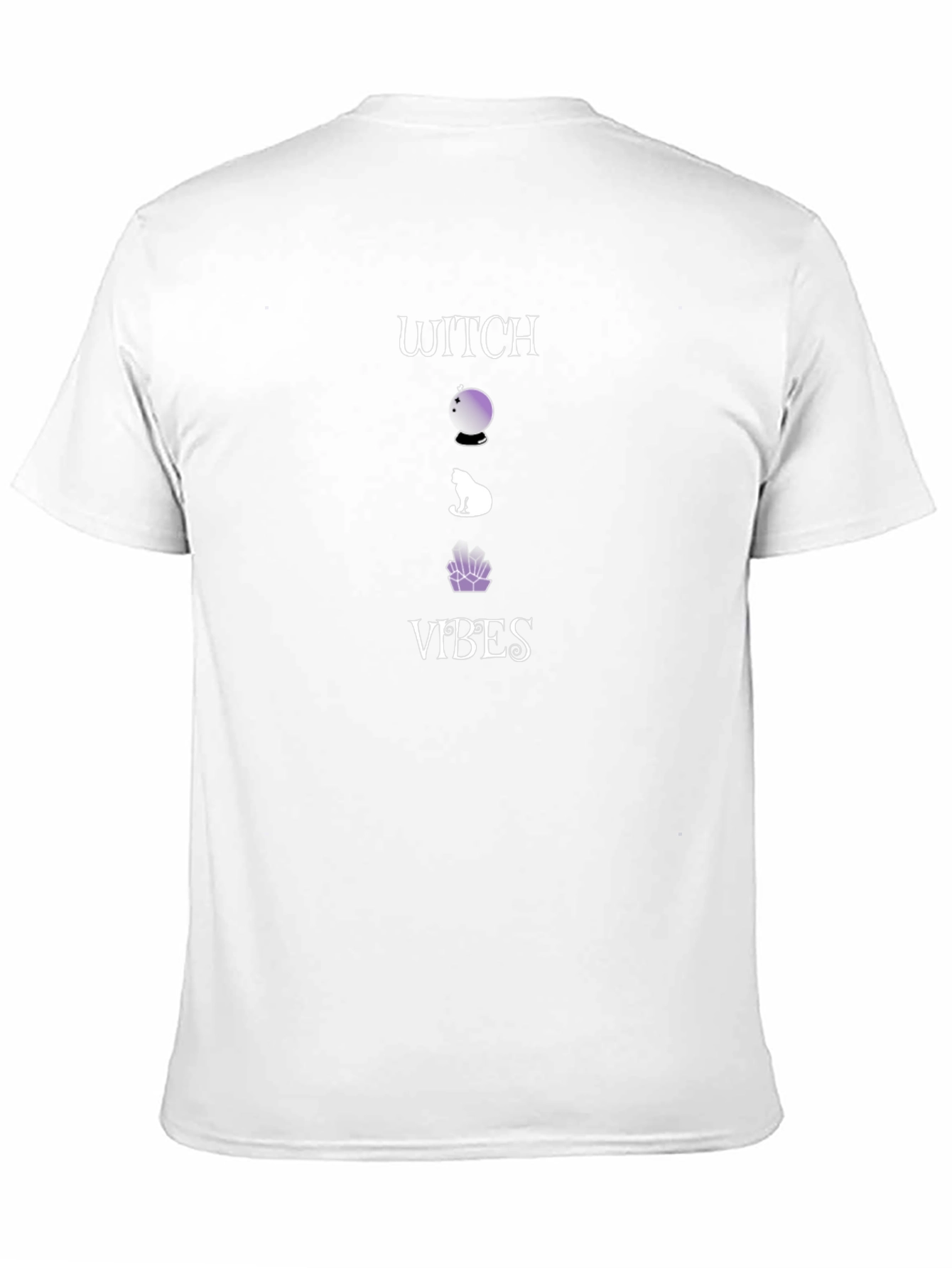 Witch Vibes Graphic Tee - Black Cotton T-Shirt