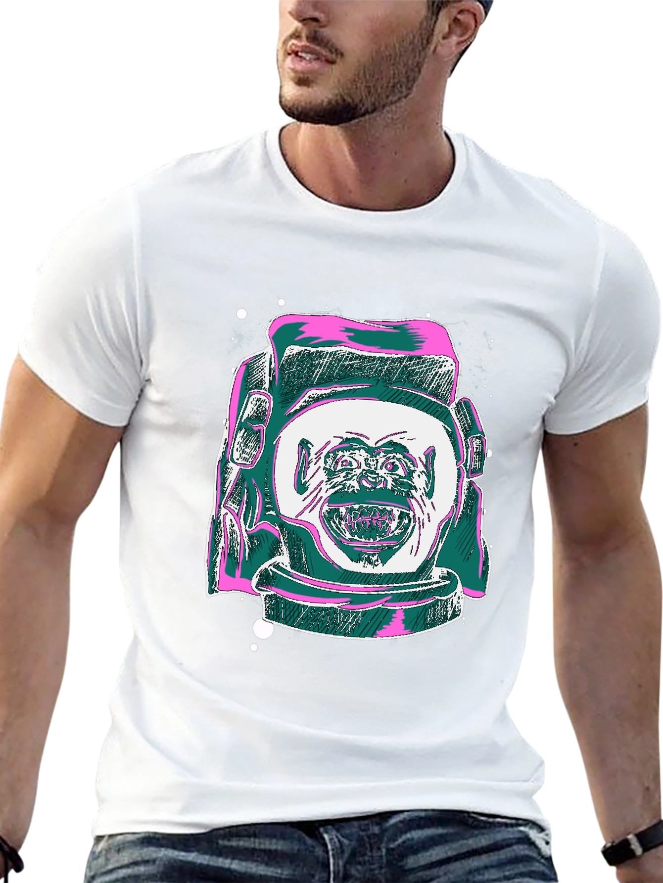 Astro Monkey Graphic Tee