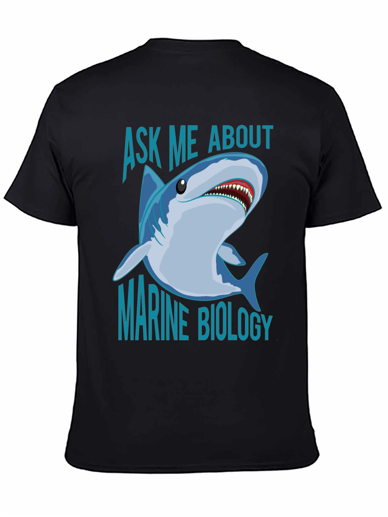 Ask Me About Marine Biology Shark T-Shirt
