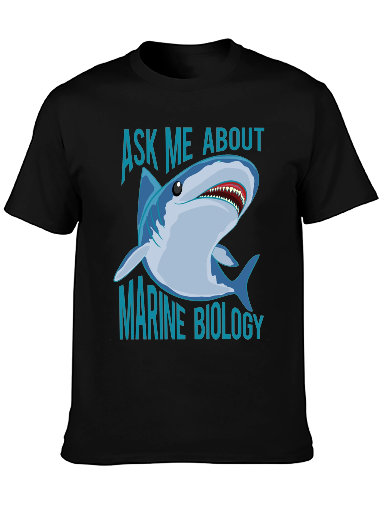 Ask Me About Marine Biology Shark T-Shirt