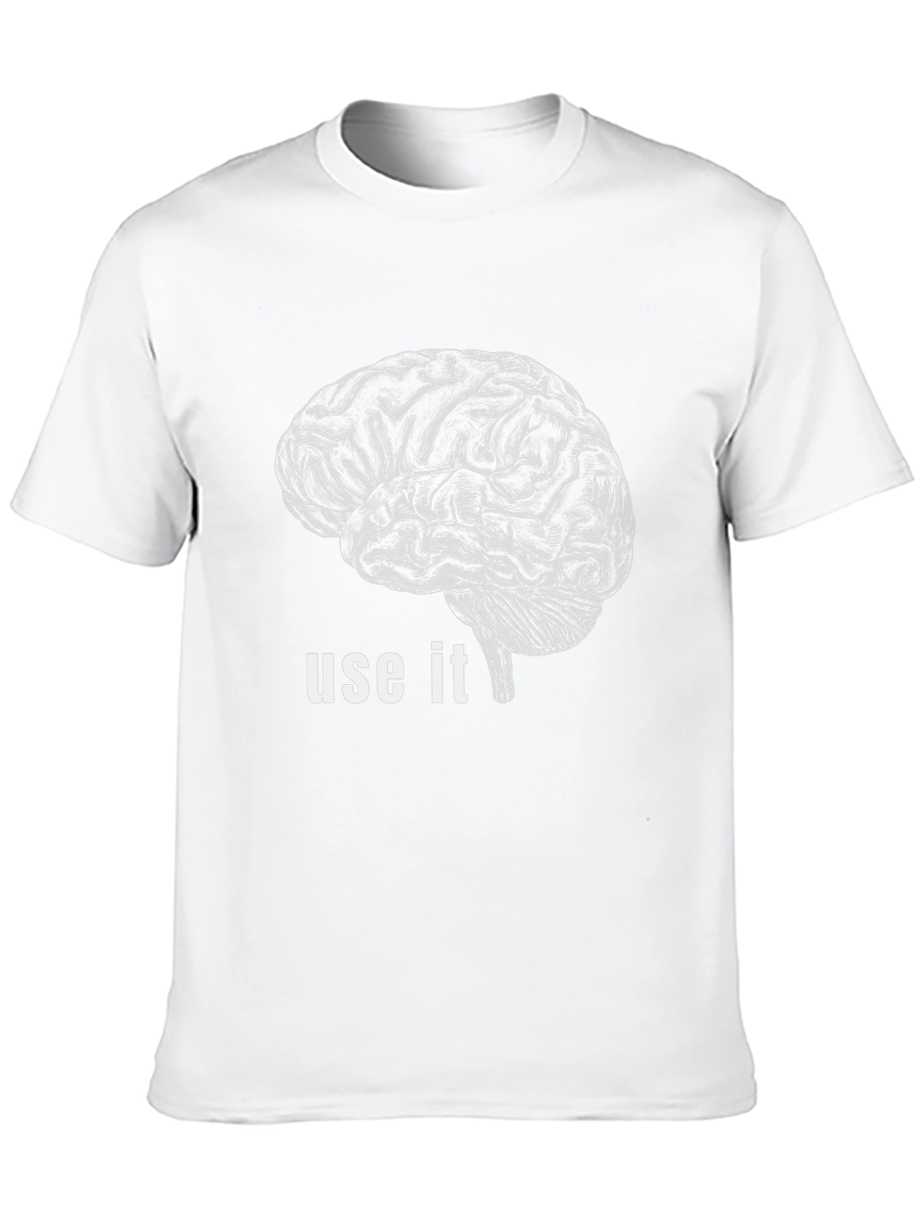 Brain Use It Graphic Tee - Black