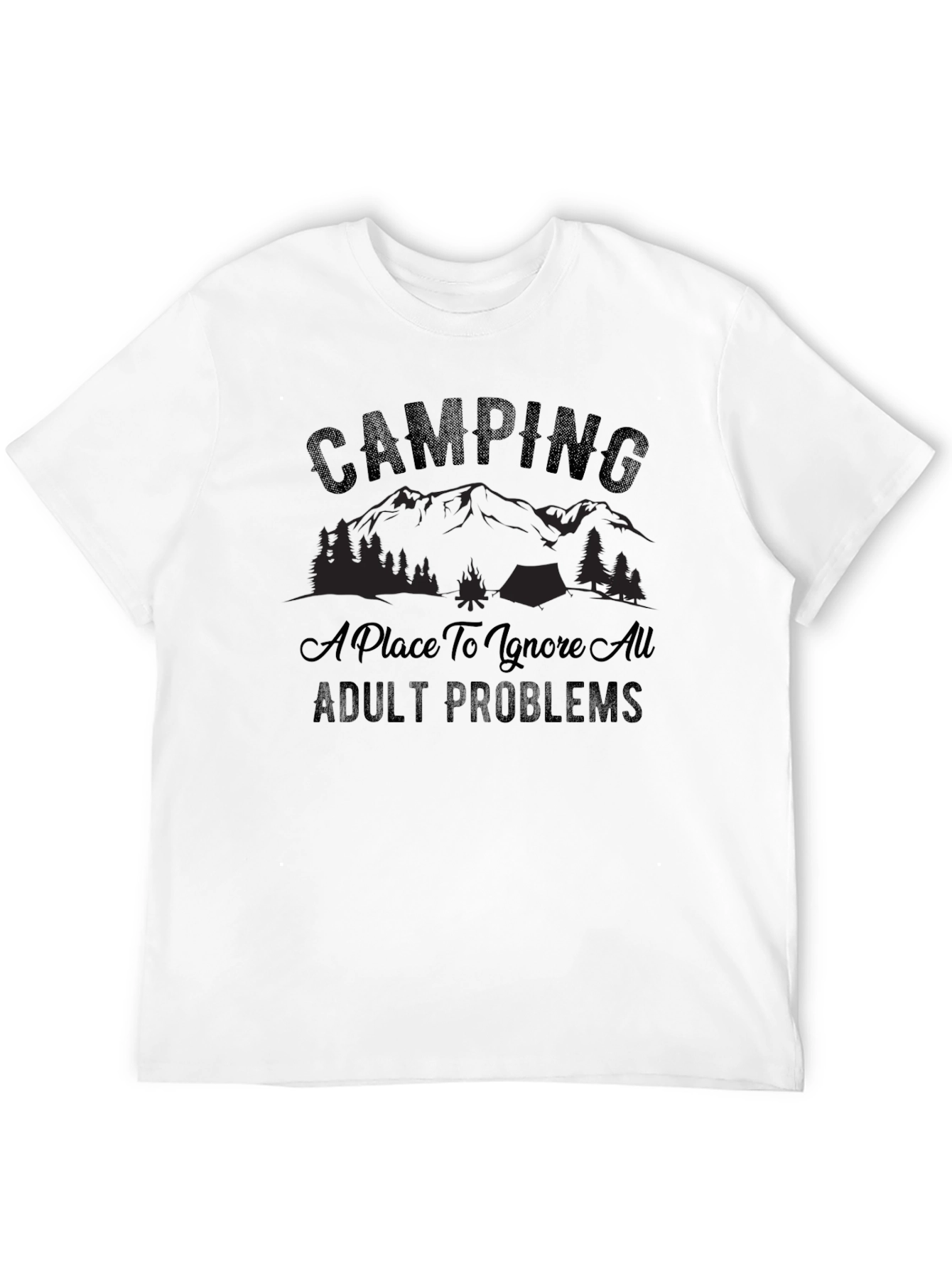 Camping: Ignore Adult Problems T-Shirt