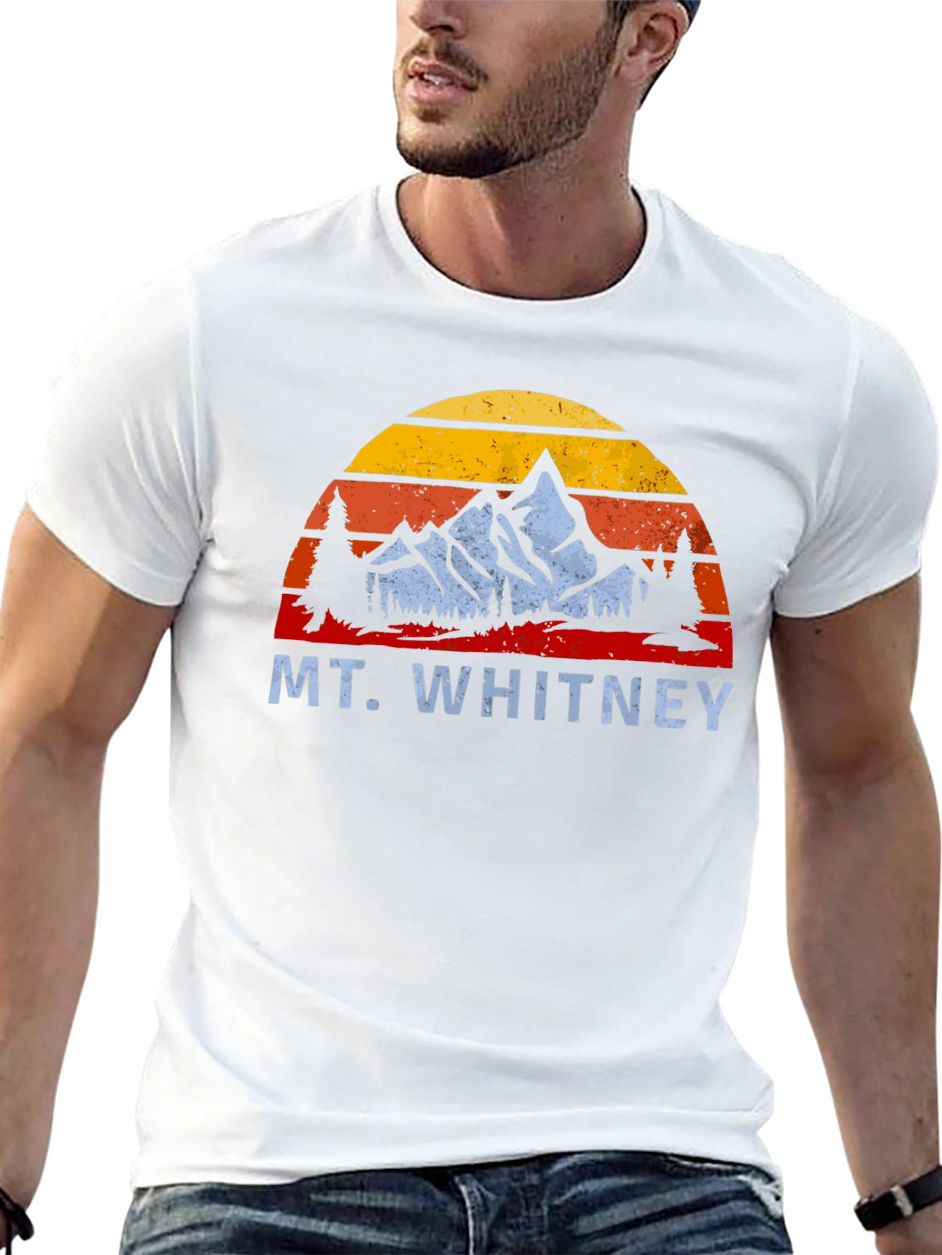 Mt. Whitney Retro Sunset T-Shirt