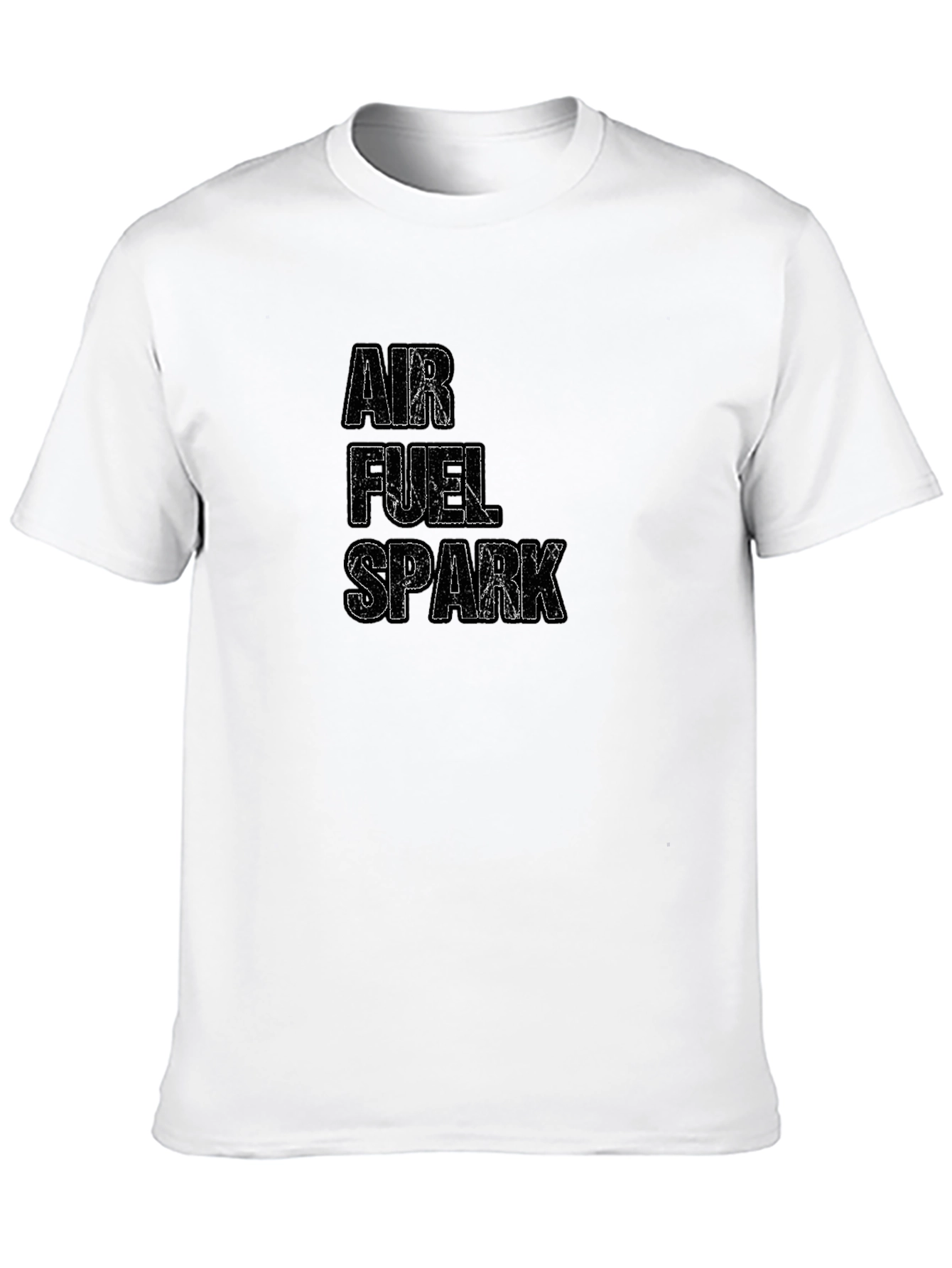 Air Fuel Spark Graphic Black T-Shirt