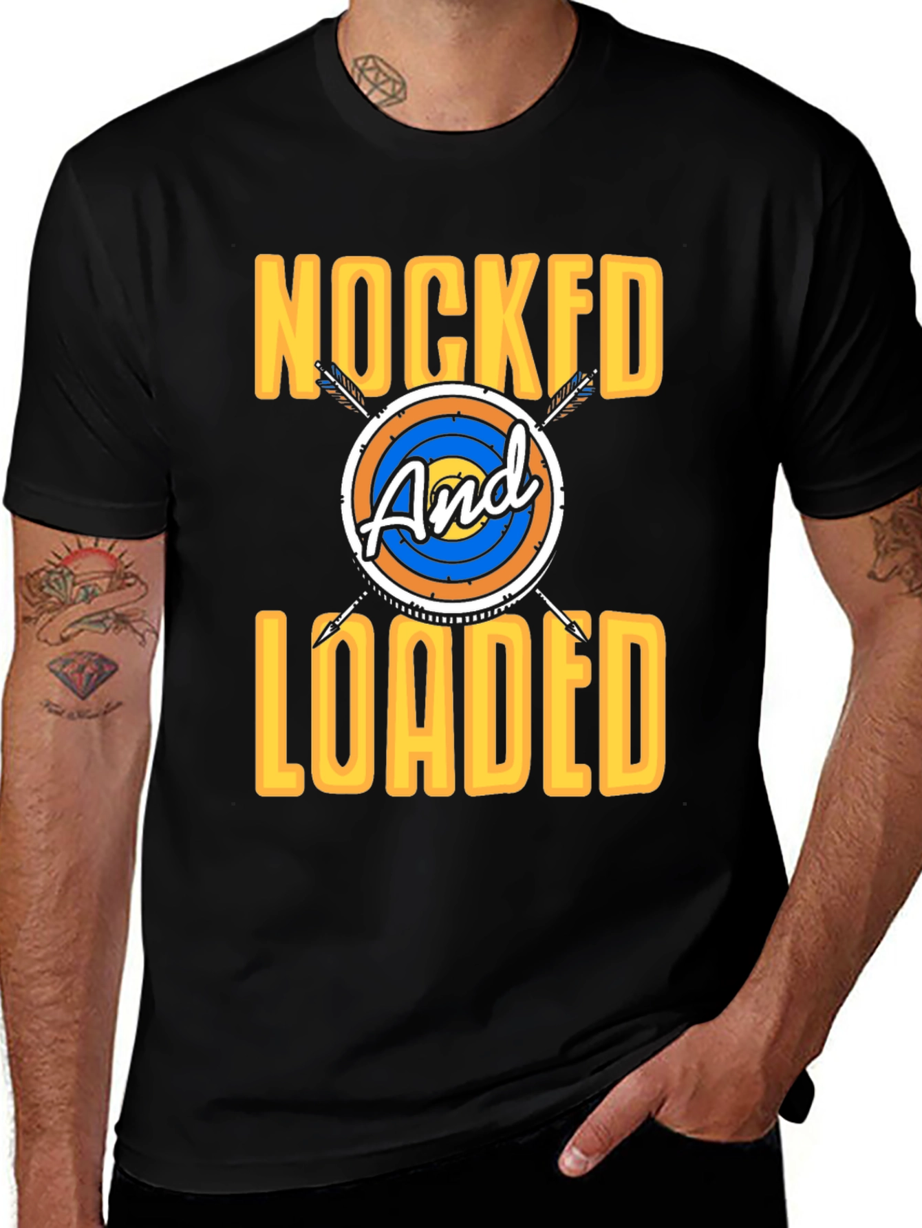 Archery Nocked and Loaded Graphic T-Shirt