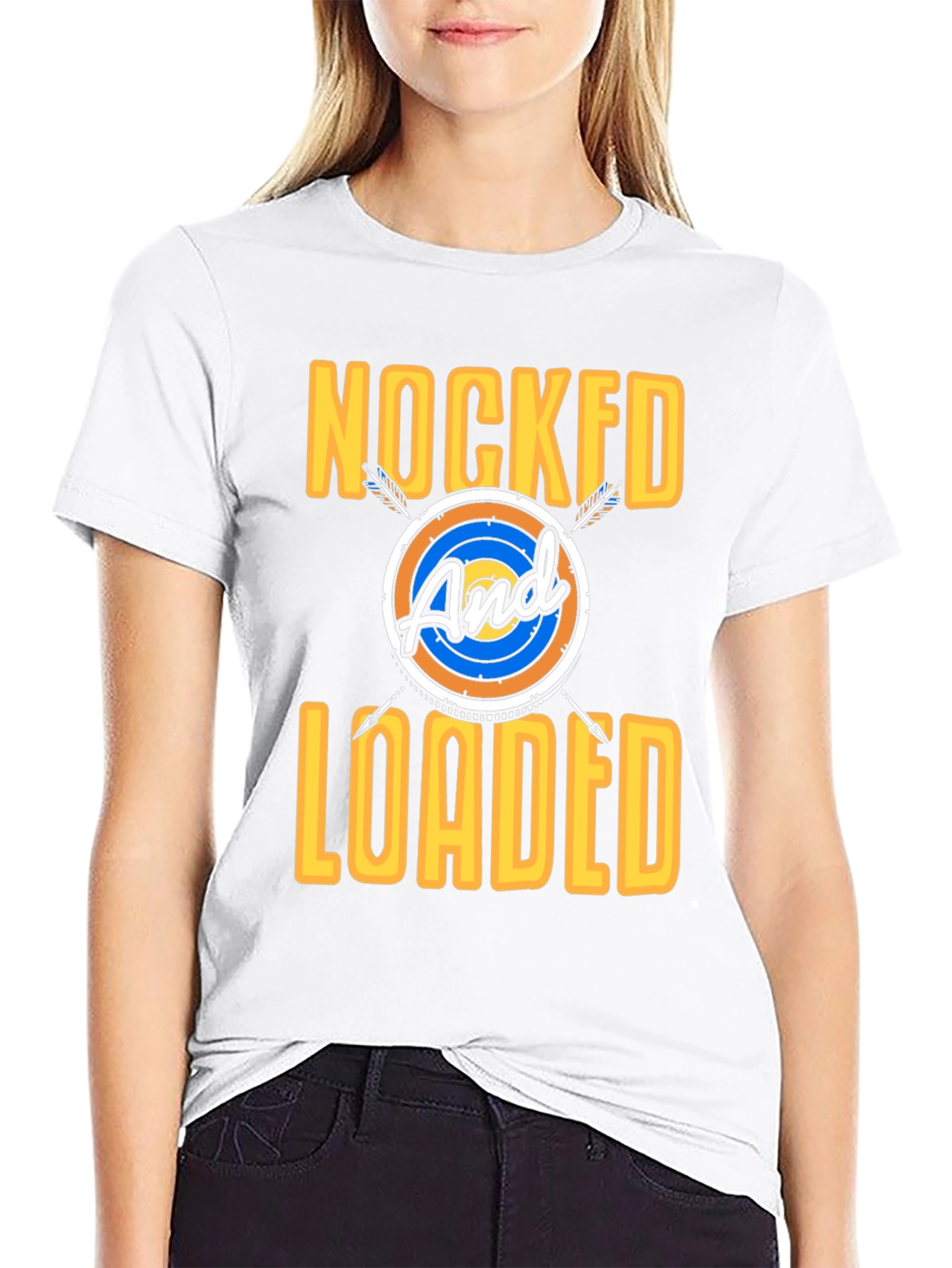 Archery Nocked and Loaded Graphic T-Shirt