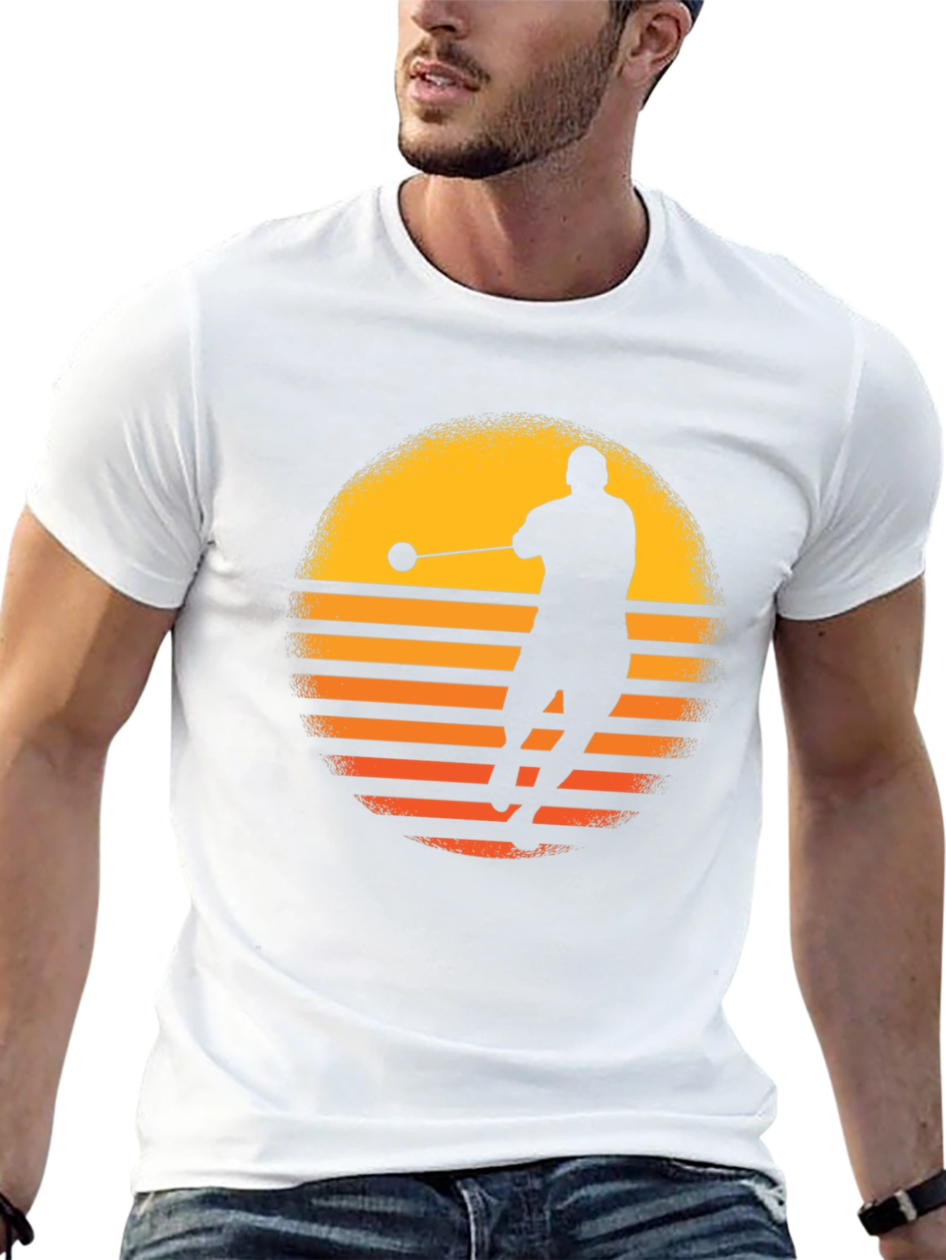 Hammer Throw Silhouette T-Shirt