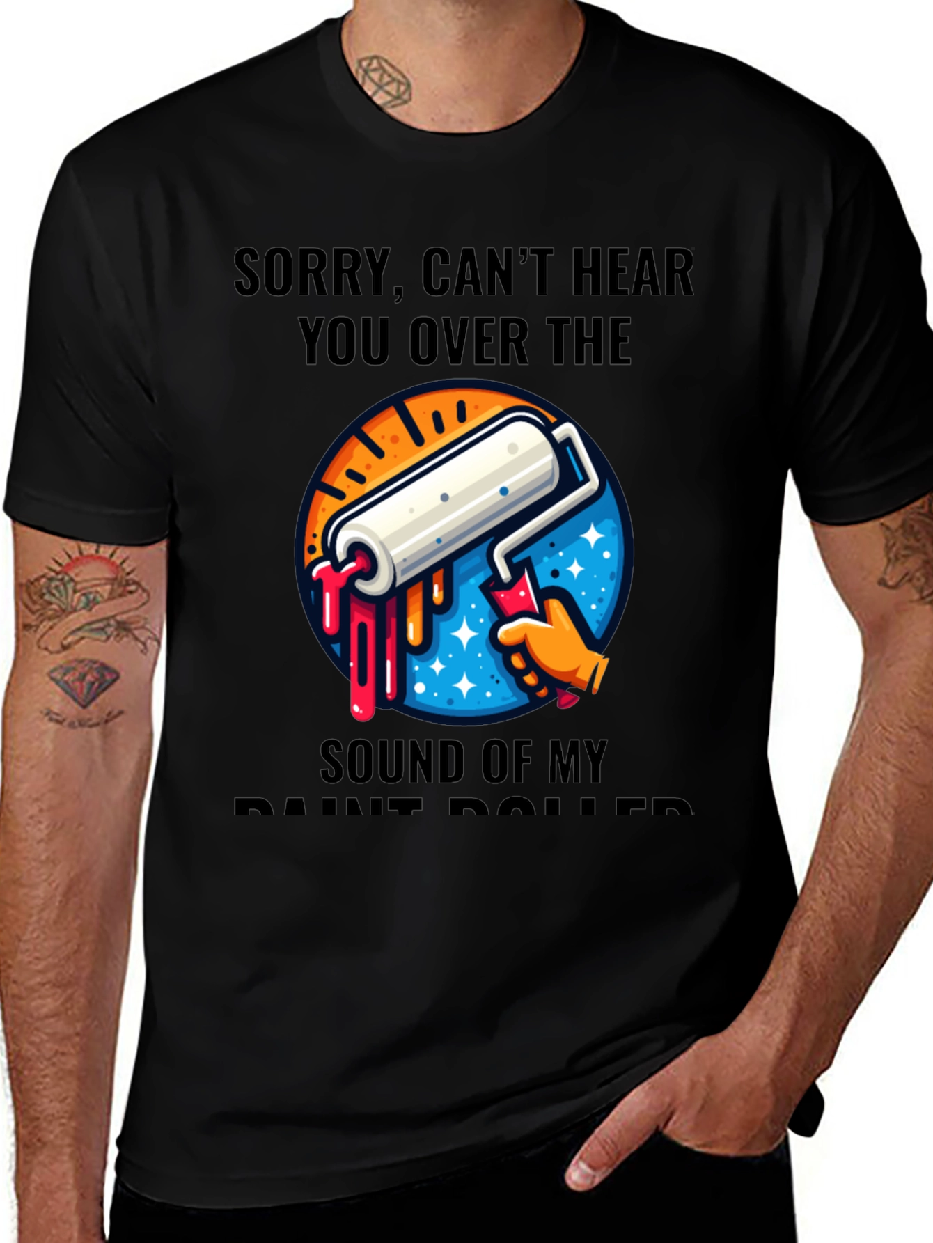 Funny Painter T-Shirt - Sound of My Paint Roller