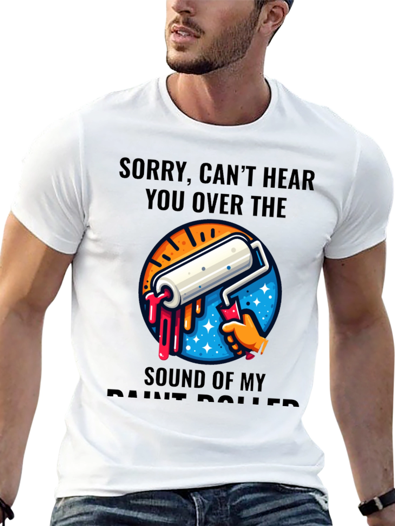 Funny Painter T-Shirt - Sound of My Paint Roller