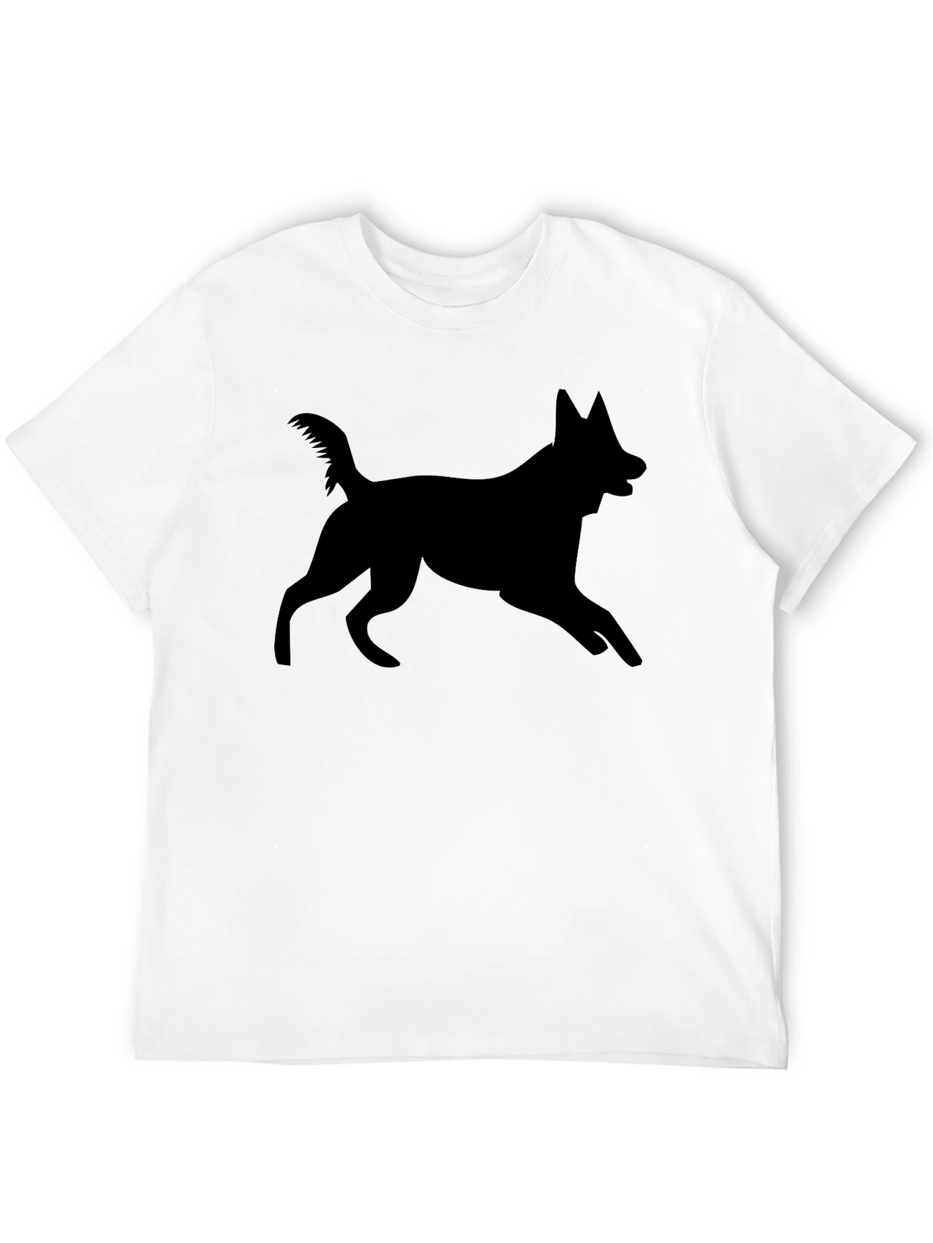 Black Dog Silhouette Graphic Tee