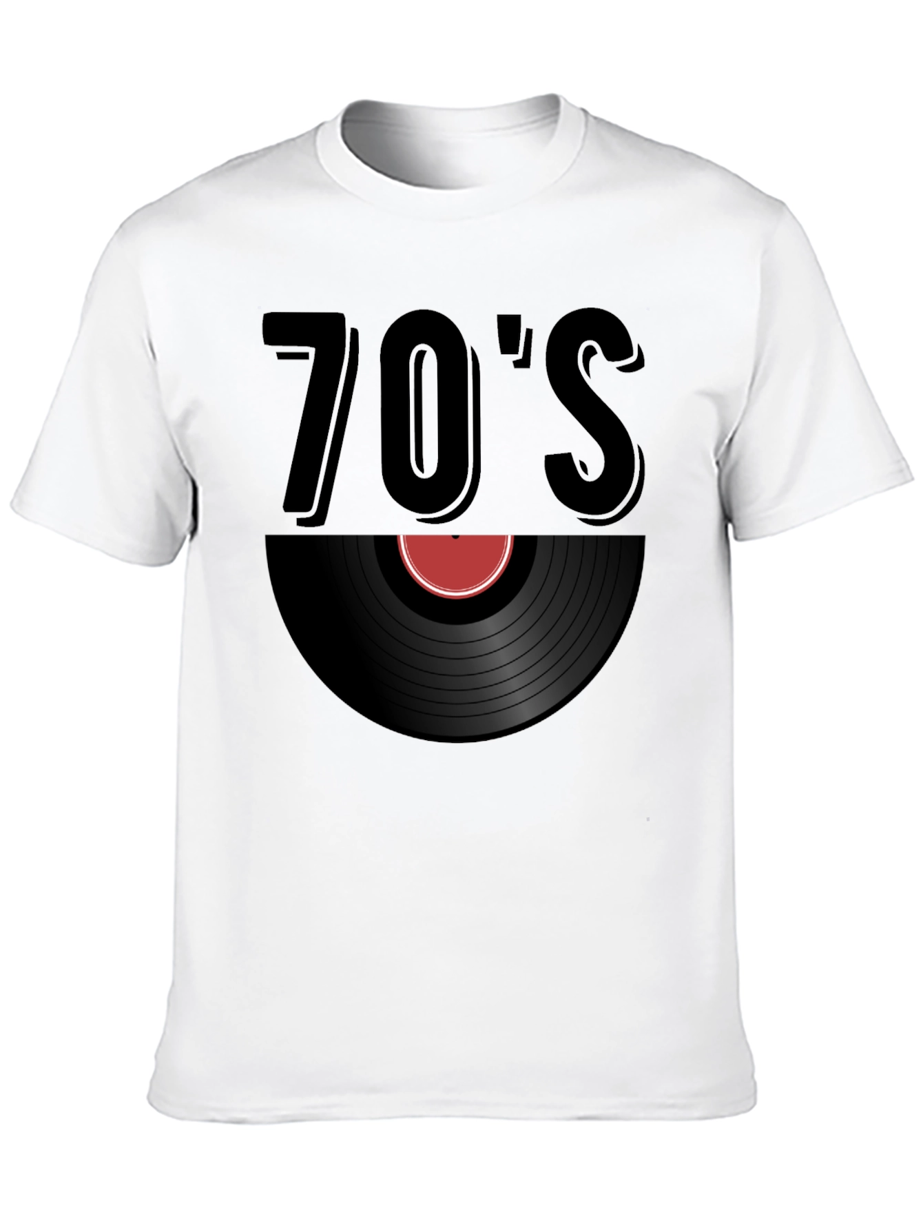 Retro 70s Vinyl Record T-Shirt