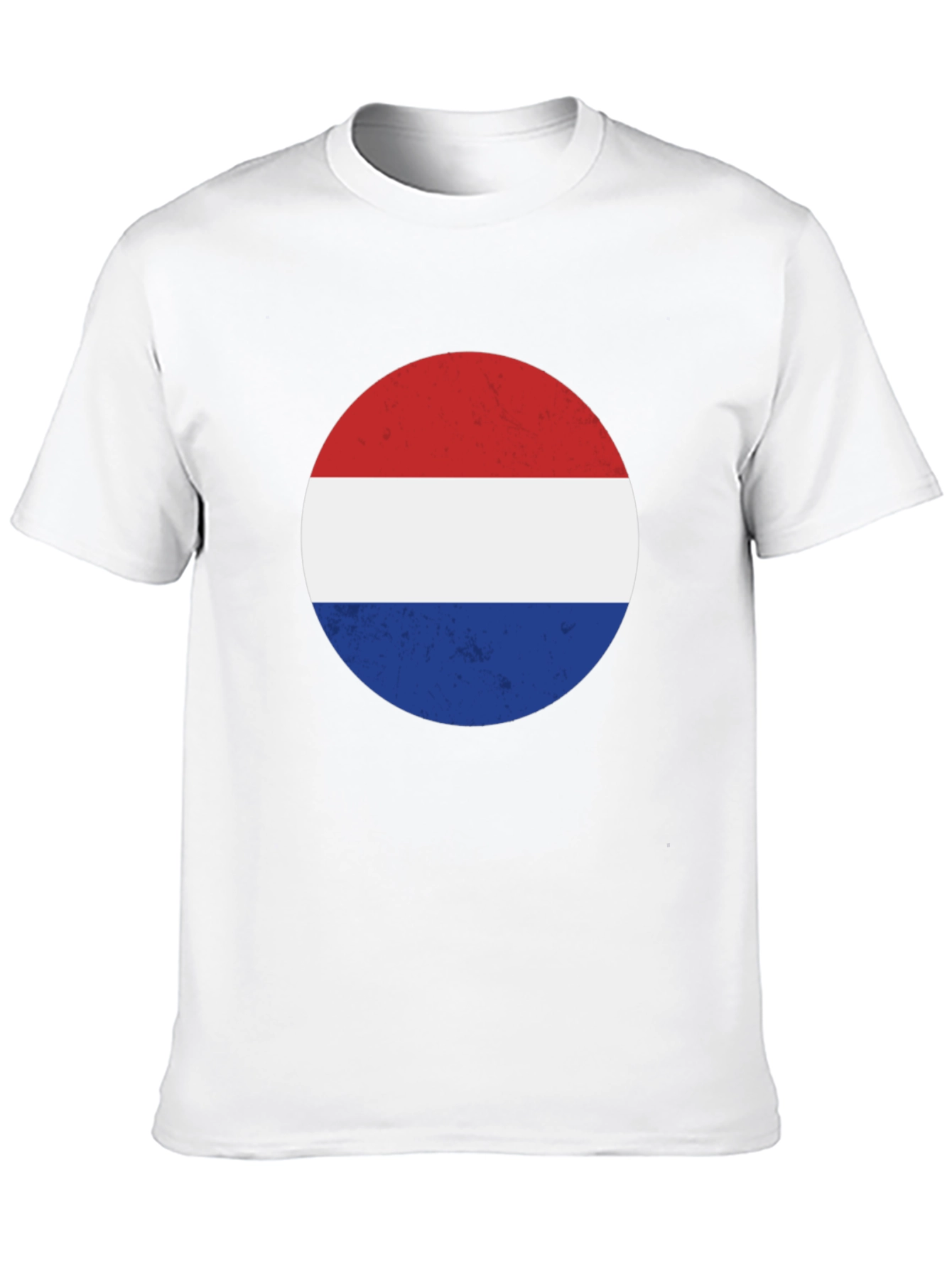Retro Dutch Flag Graphic Tee - Black